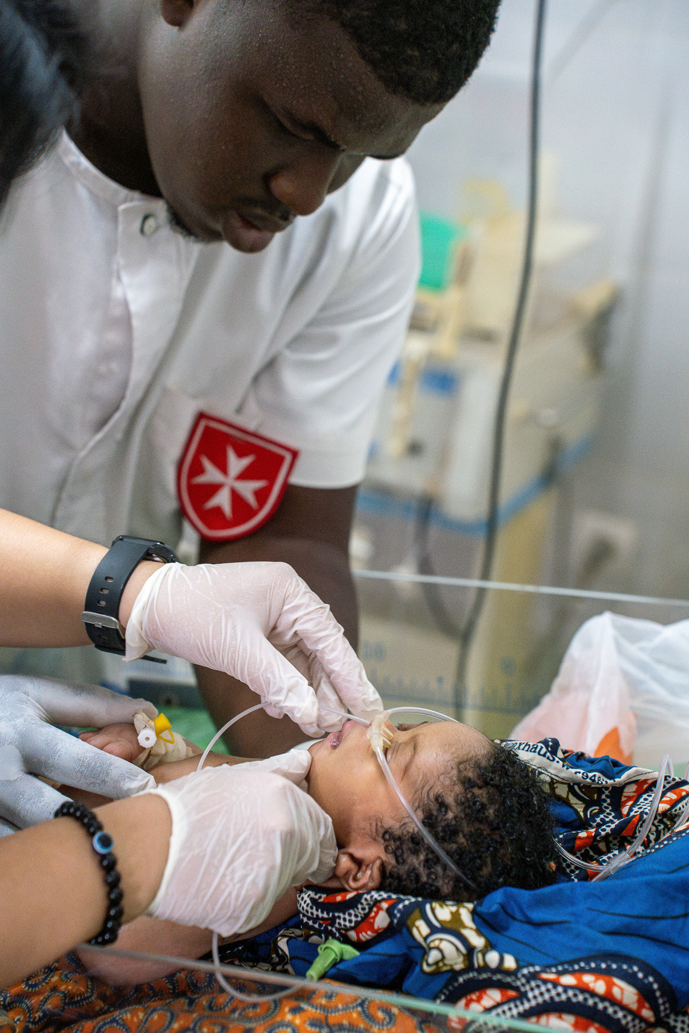 Service de néonatologie de l'hôpital de l’Ordre de Malte à Elavagnon (Togo)