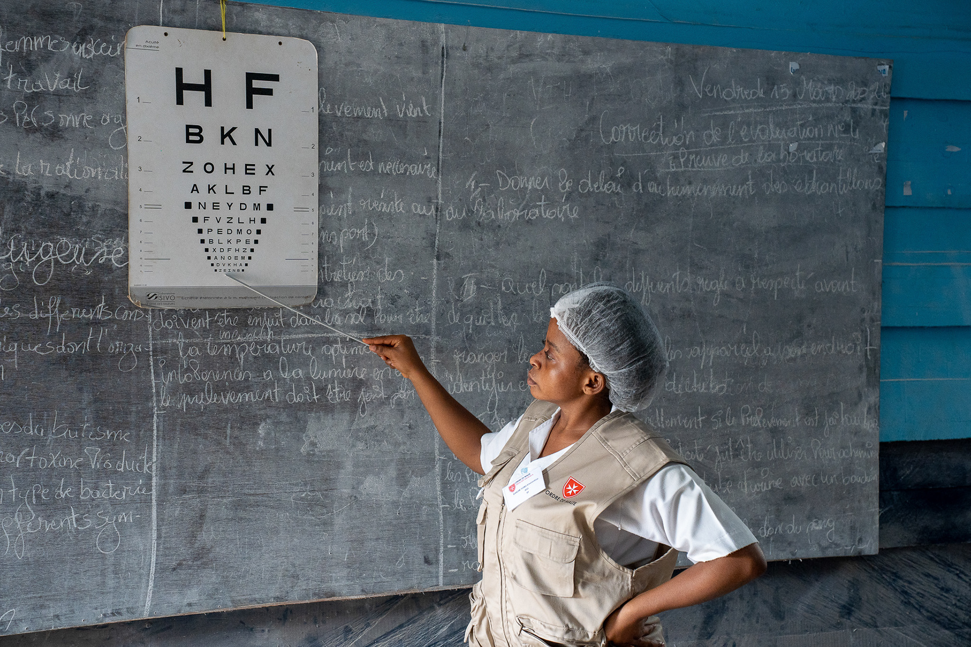 Action de dépistage ophtalmologique de l'hôpital Saint Jean de Malte à Njombé (Cameroun)