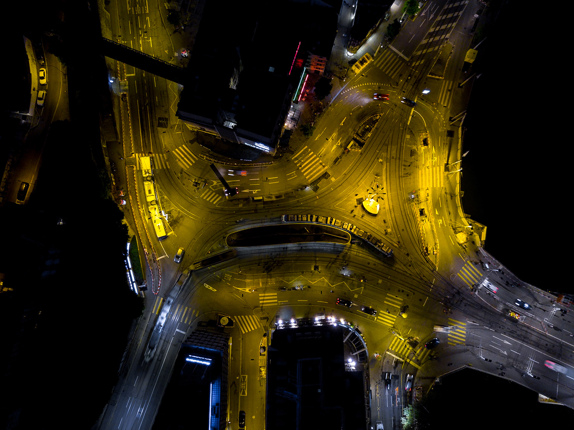Central by night