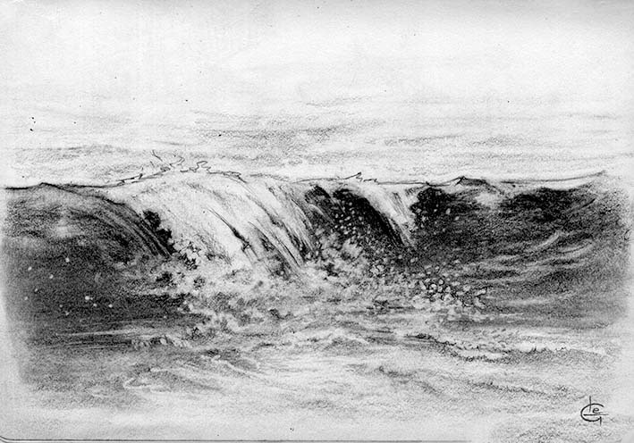 La vague Blackwing 602 15 x 20