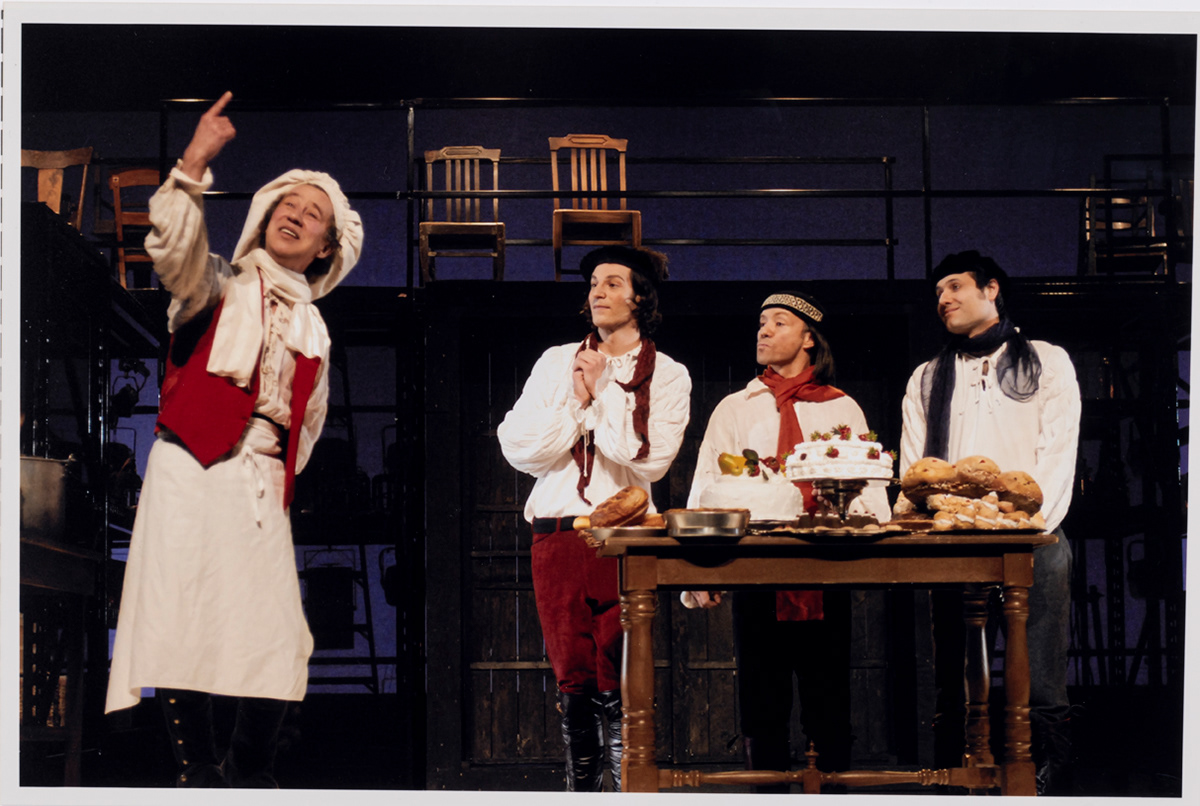 Denis Lamontagne (Ragueneau) Frédérick Bouffard (Un pâtissier) Éric Leblanc (Un pâtissier) Jean-Sébastien Ouellette (Un pâtissier) © Louise Leblanc