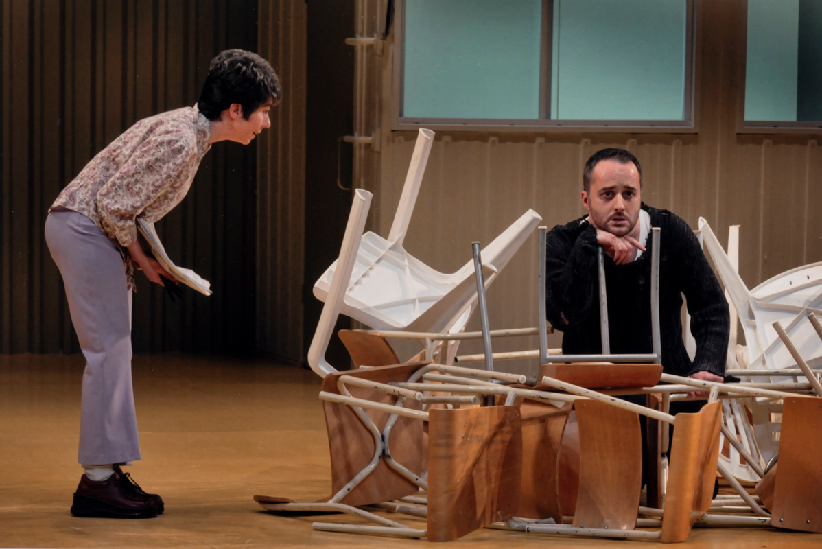 Marjorie Vaillancourt (Irène), Hugues Frenette (Donatien Marcassilar) © Louise Leblanc