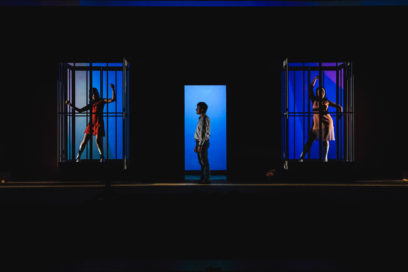 Claude Breton (Mariette 1) Jean-Dennis Beaudoin (Claude) Ariel Charest (Mariette 2) © Stéphane Bourgeois