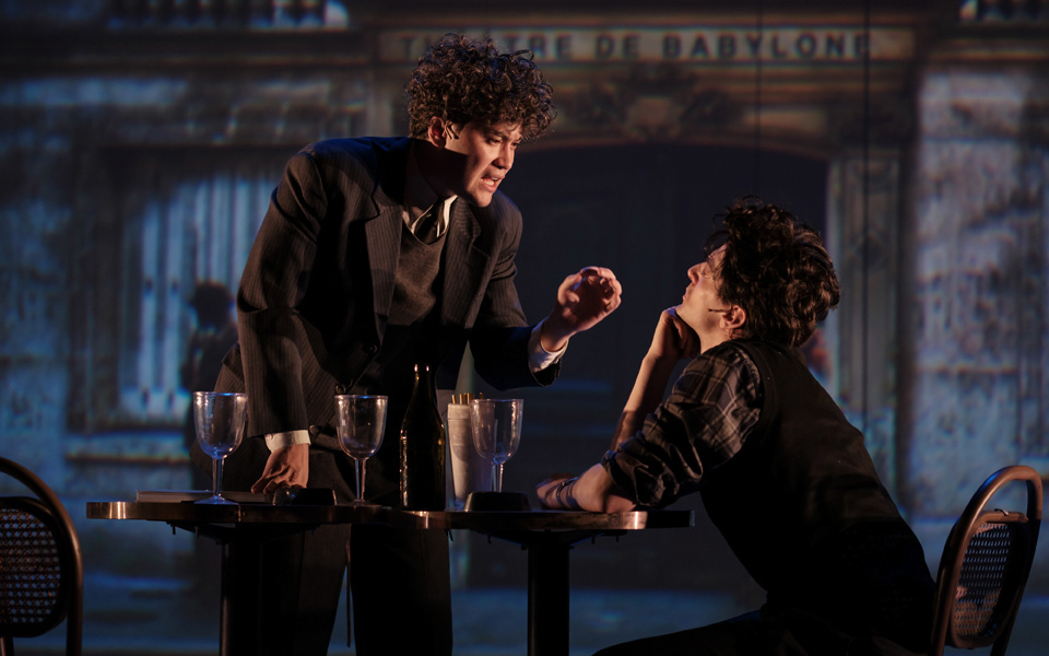 Étienne Lou (Alberto Giacometti) Gabriel Lemire (Jean Paul Riopelle) © Danny Taillon