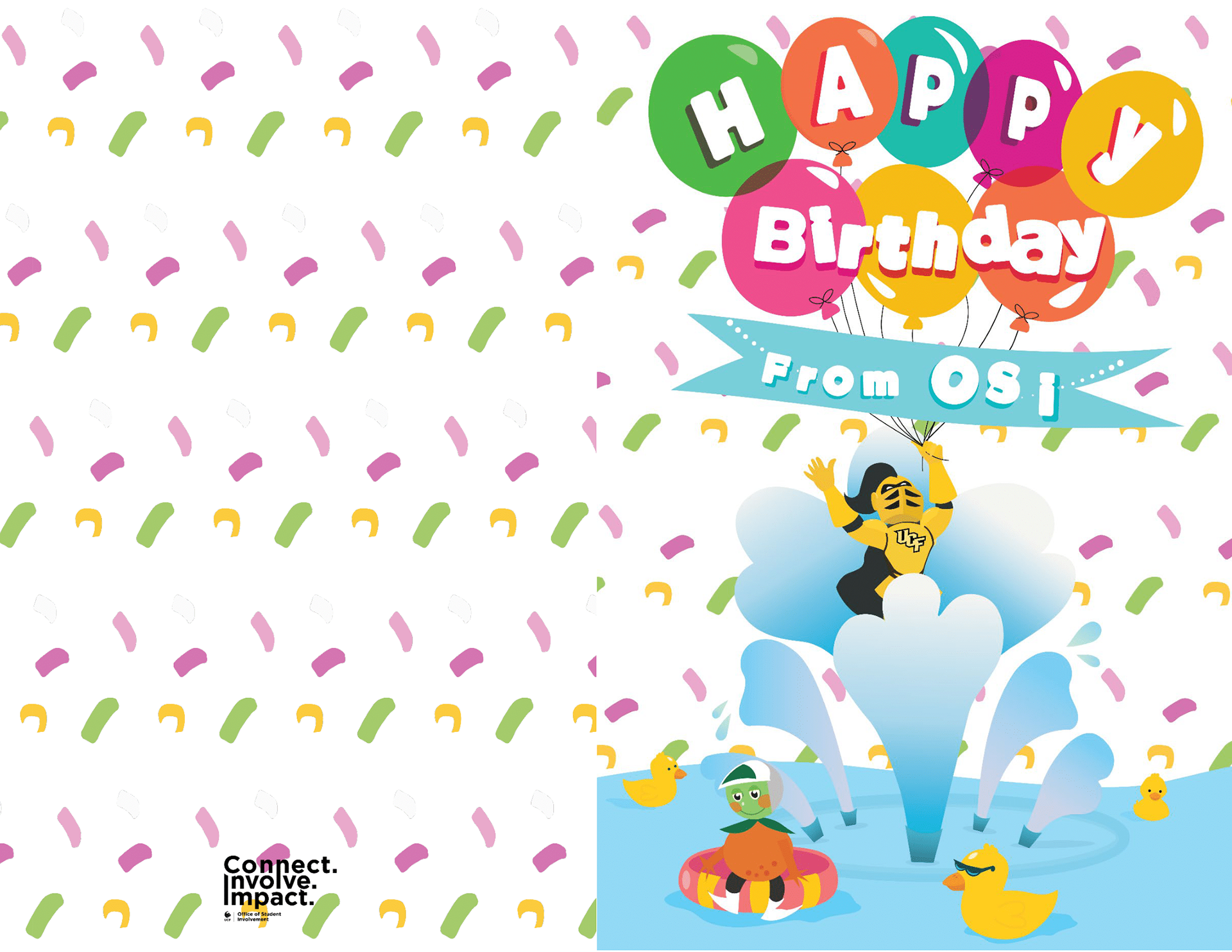 Print Ready Birthday Card- Front/Back