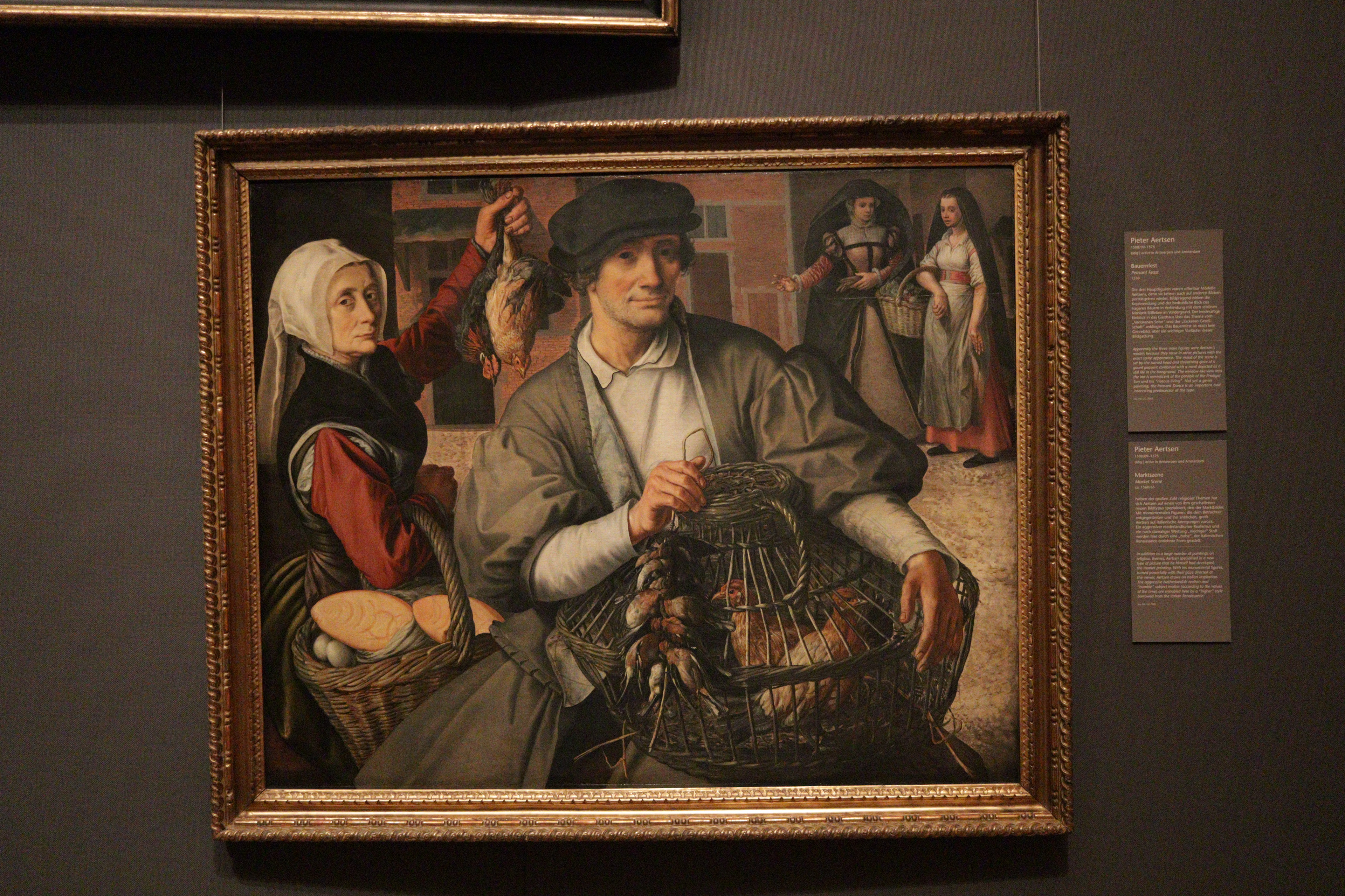Pieter Aertsen, Market Scene, mid-16th century — Kunsthistorisches Museum, Vienna