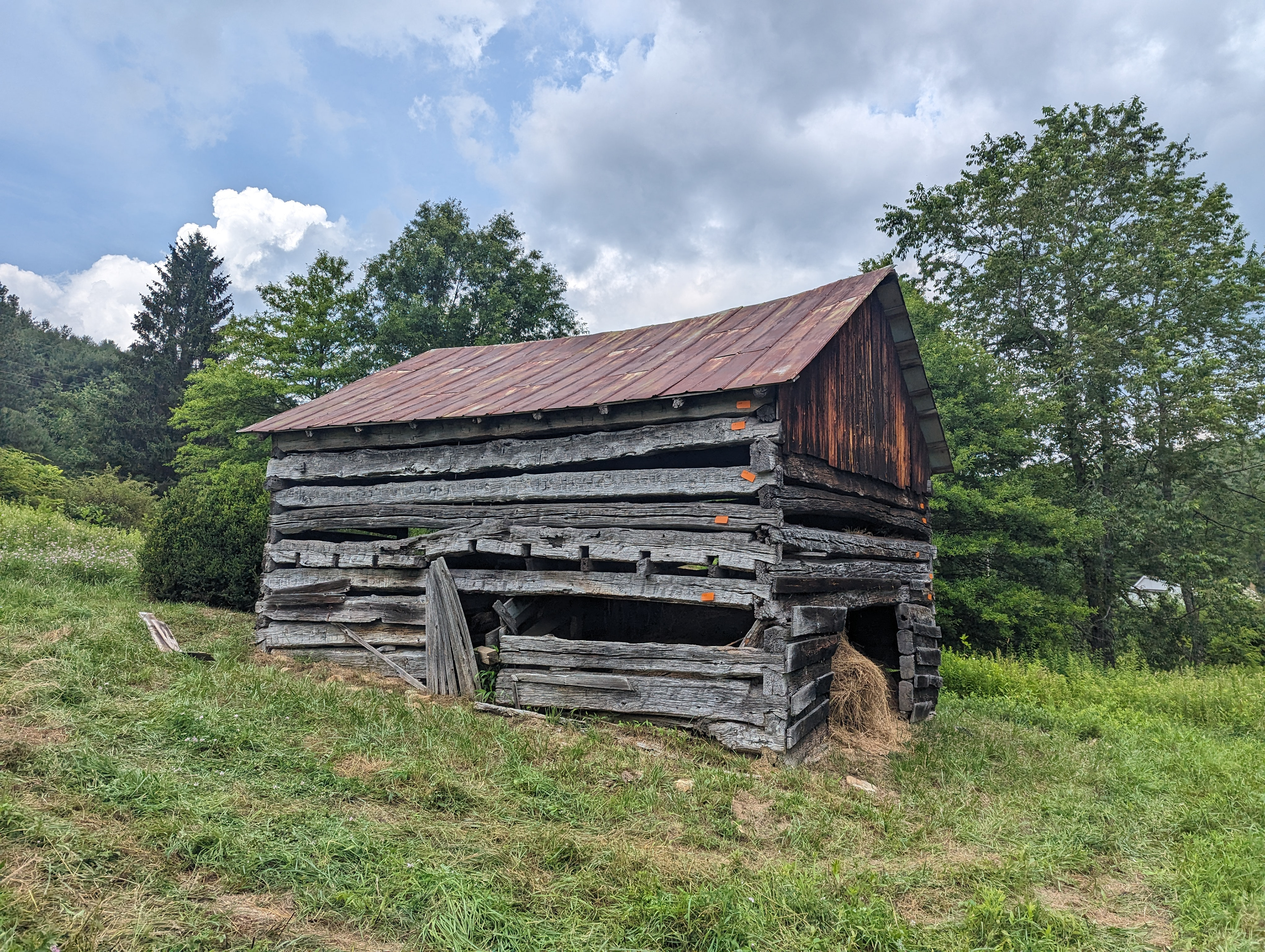 One of the donor buildings for the new cabin that was constructed