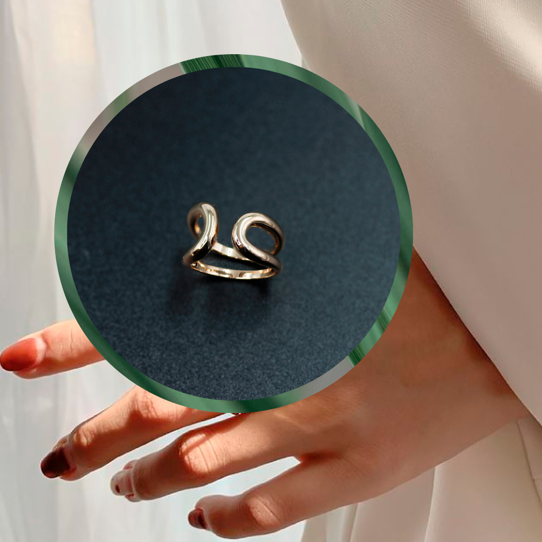 Anillo Oro Laminado Ajustable Precio 6500crc