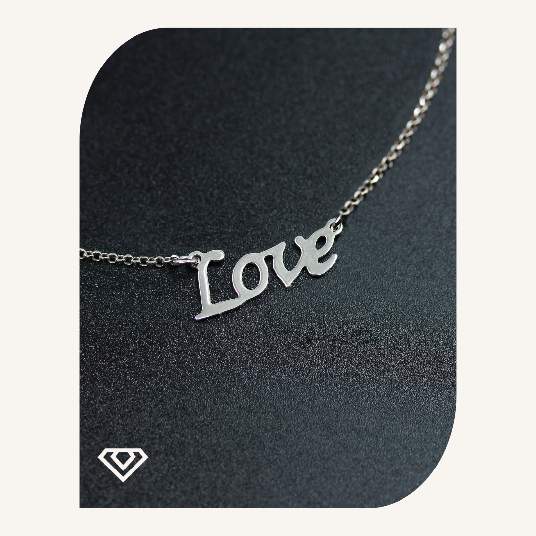 Gargantilla Plata 925. Entredije Love. Brilla por: 16000 crc