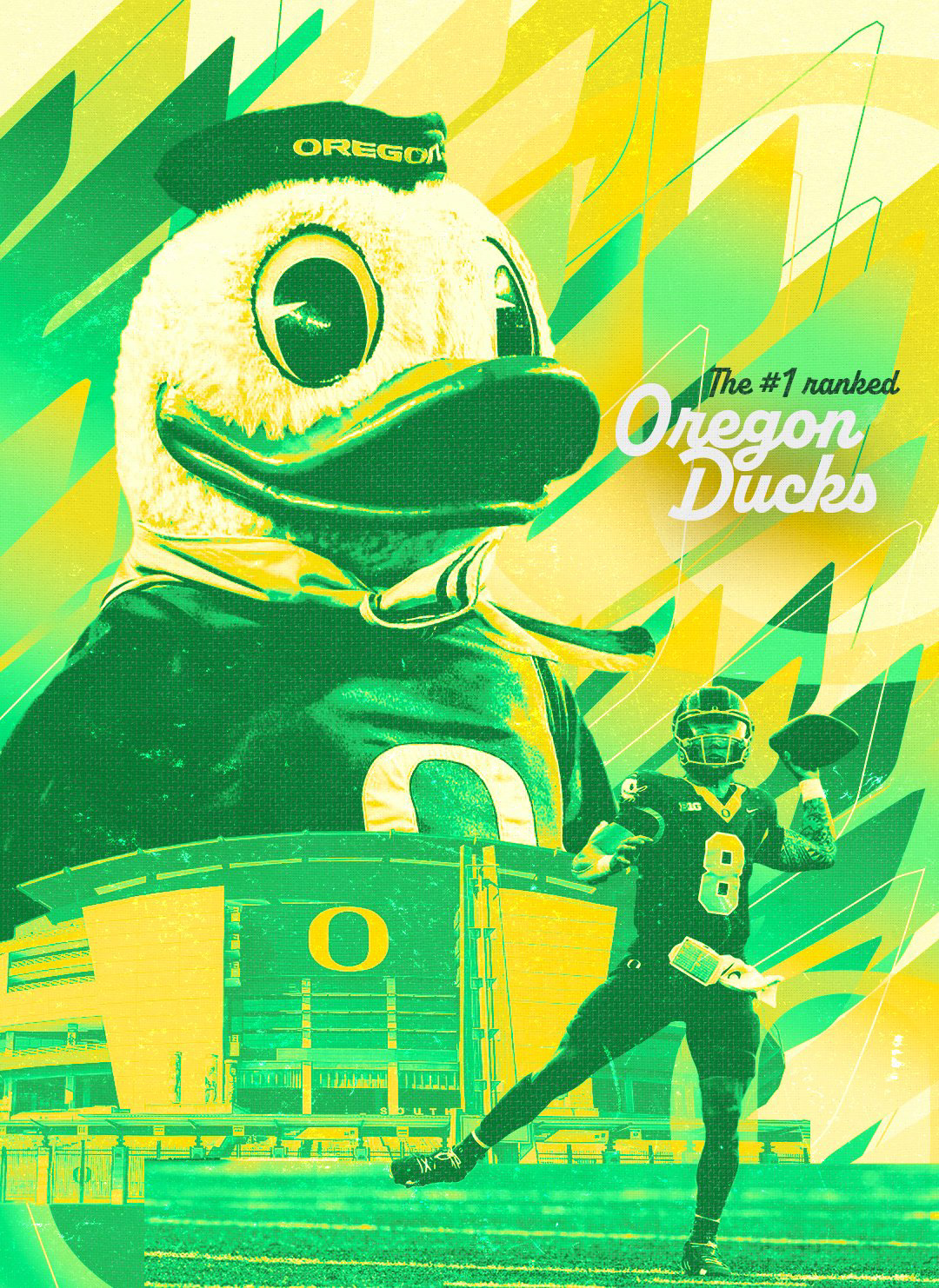 Oregon Ducks #1 Poster