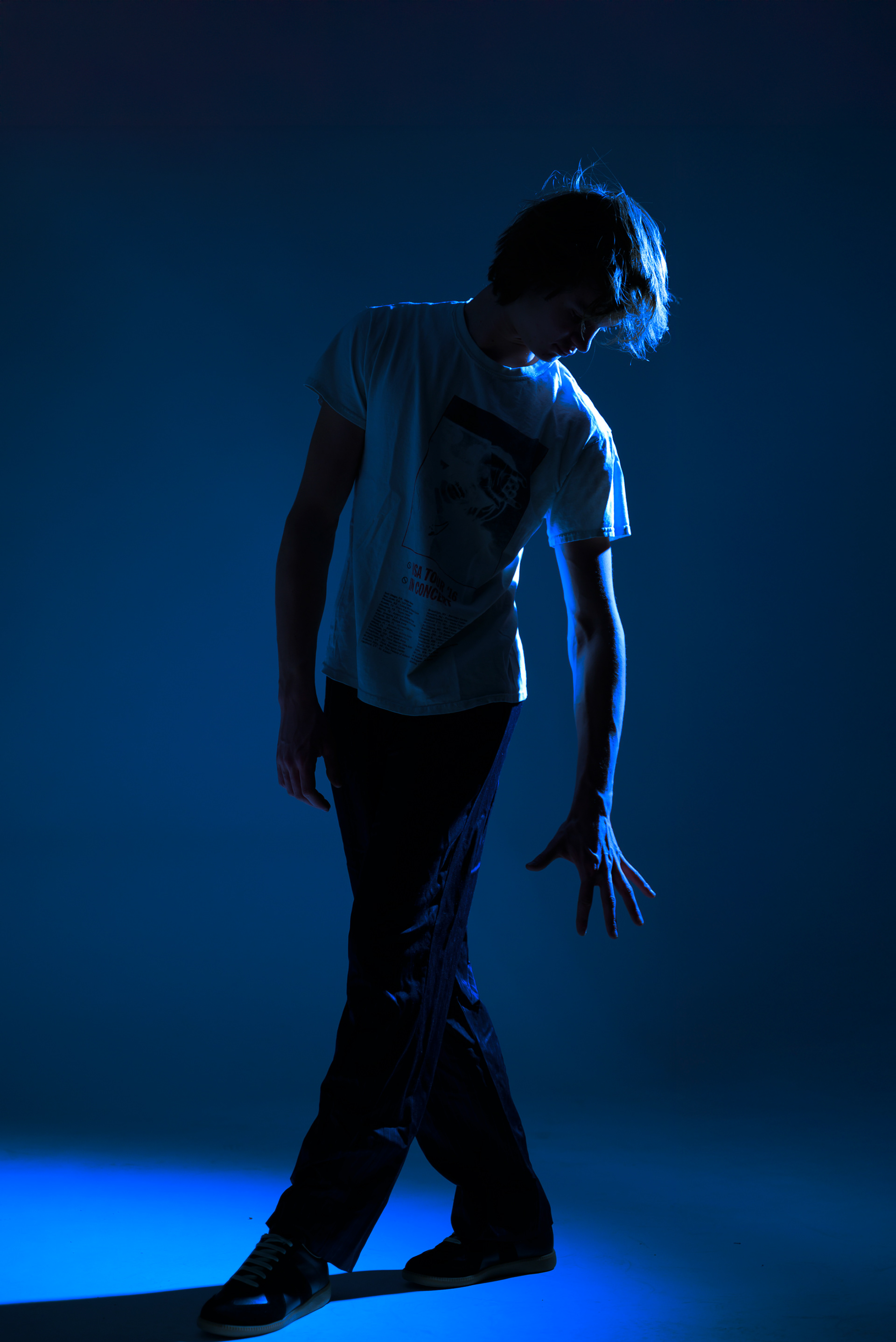 NEW YORK, NEW YORK - FEBRUARY 18, 2025: Sony Walkman Campaign photographed with Beckett at the NYC SALT Studio in New York City.