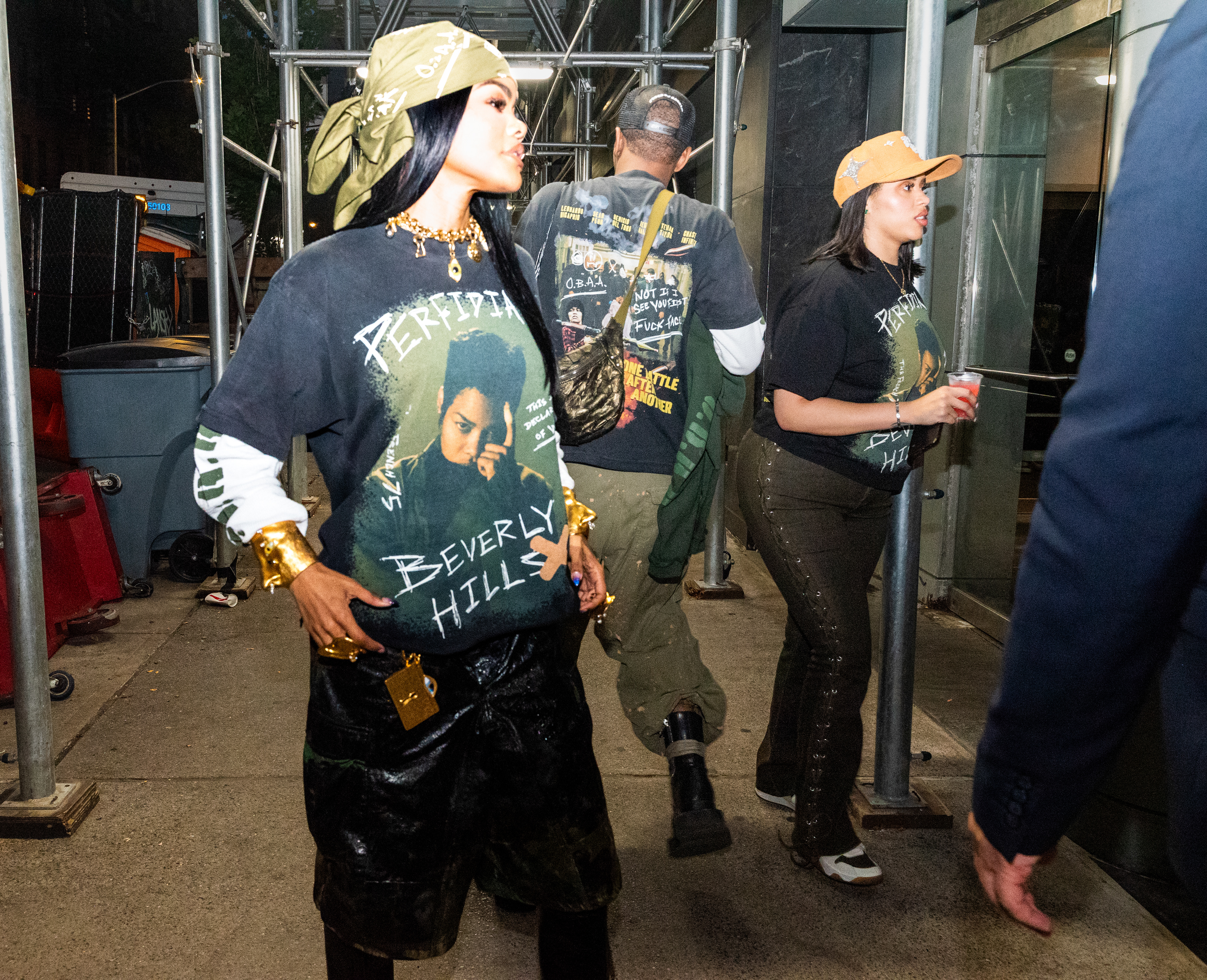 NEW YORK, NEW YORK - SEPTEMBER 23, 2025: Teyana Taylor attends a special screening of One Battle After Another at AMC Lincoln Square 13 in New York City.
