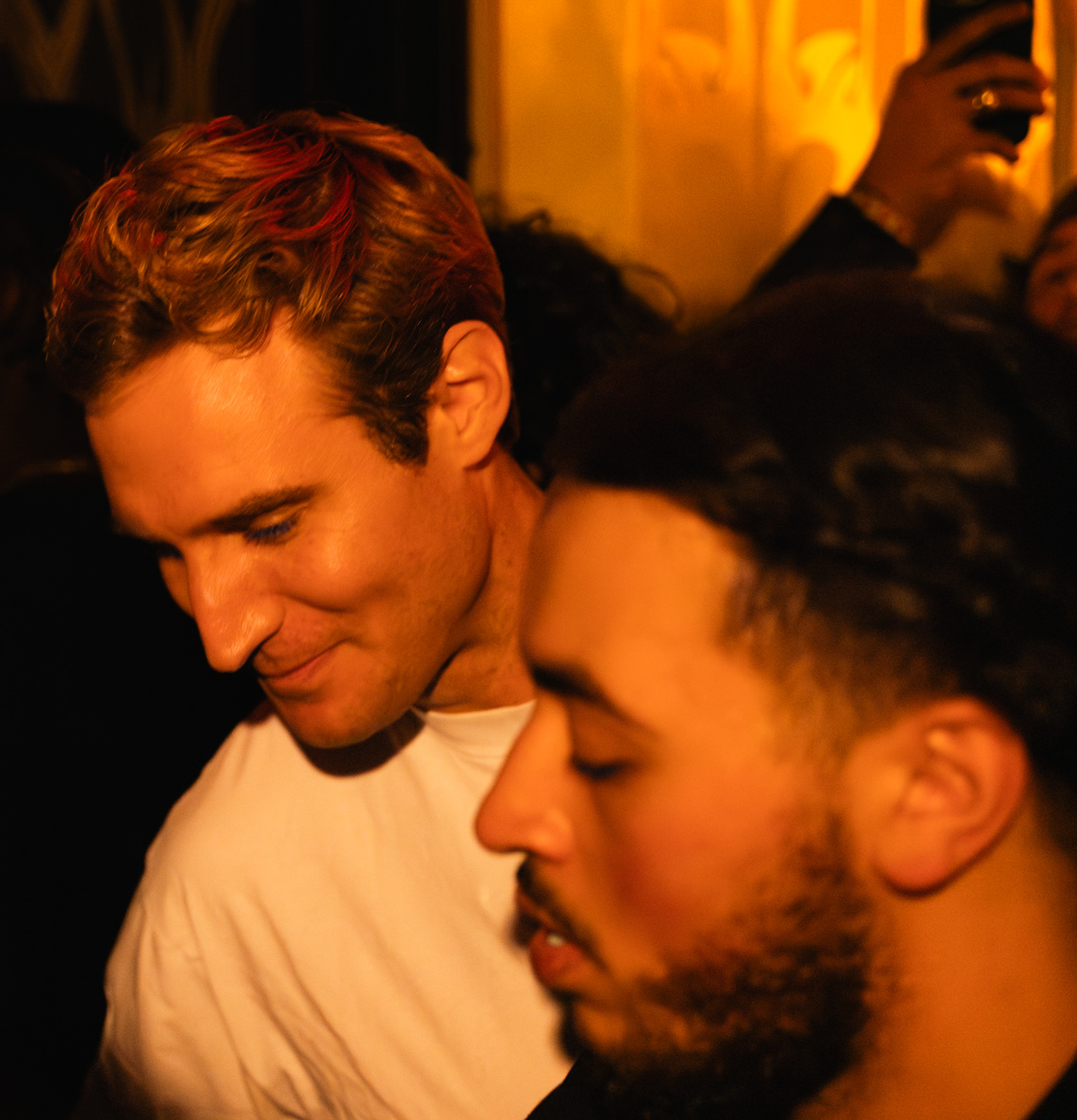 BROOKLYN, NEW YORK - MAY 7, 2025: Christopher Heyn's attend the All Rights Baby pop-up event in Brooklyn, New York.