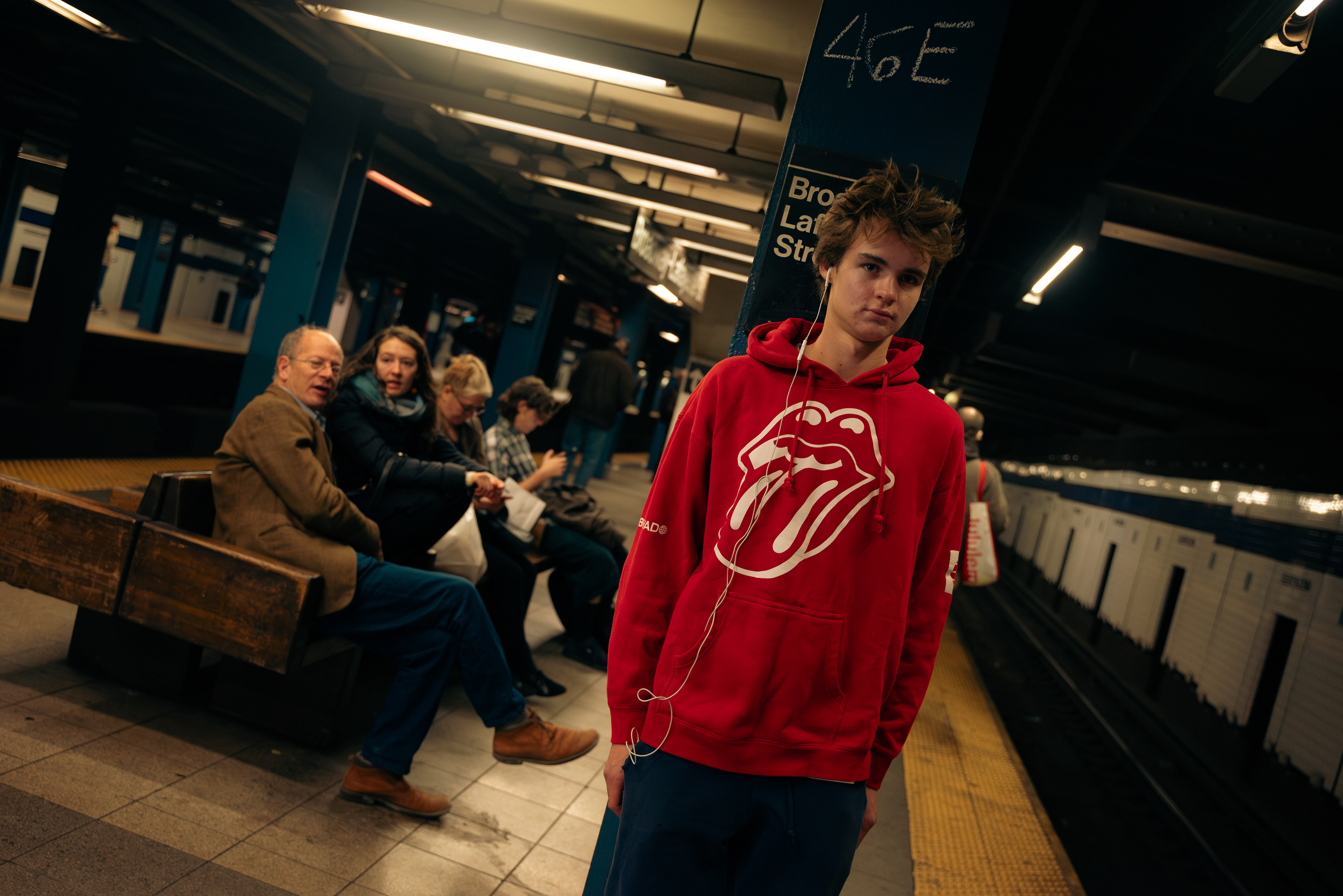 NEW YORK, NEW YORK - NOVEMBER 16, 2024: A Day with Beckett made in SoHo as part of an assignment by Annie Leibovitz to capture someone close and reveal a personal side of their life.