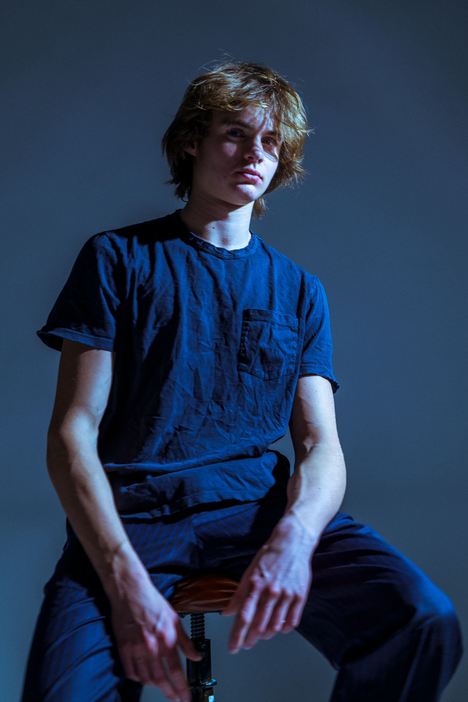 NEW YORK, NEW YORK - FEBRUARY 18, 2025: Sony Walkman Campaign photographed with Beckett at the NYC SALT Studio in New York City.