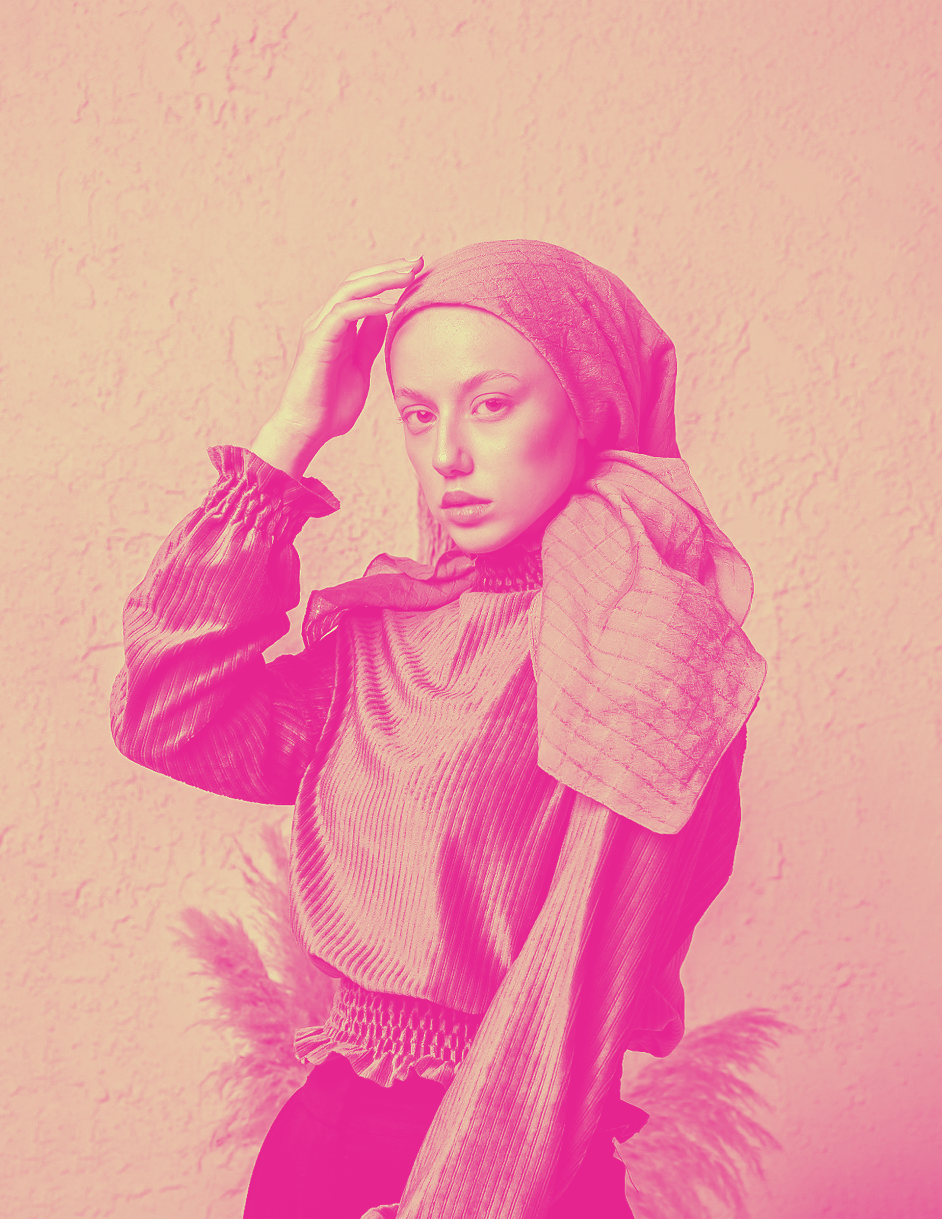 Duo Tone Poster - "Lady of the East"