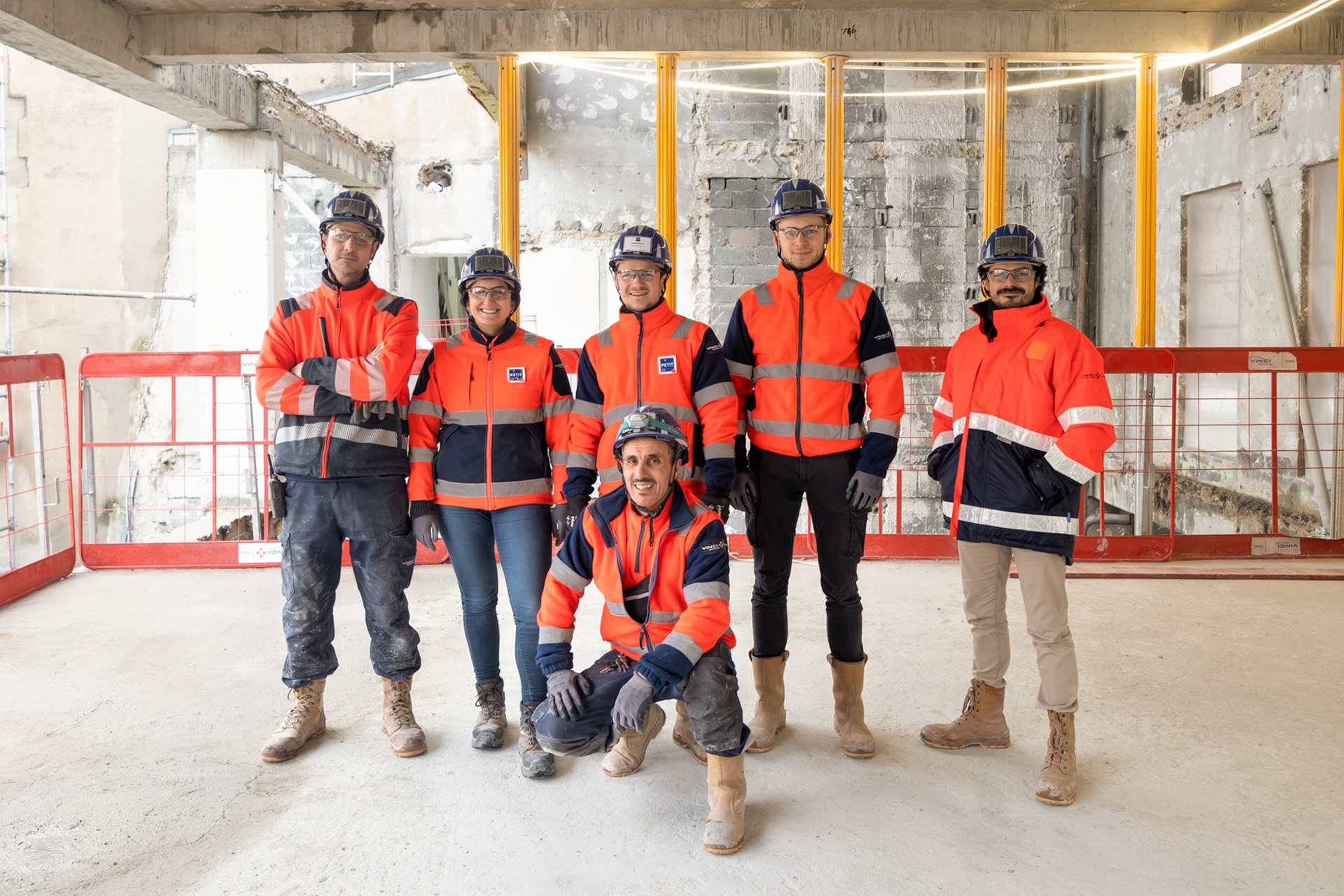 Equipe chantier 15 Vernet - DP.R
