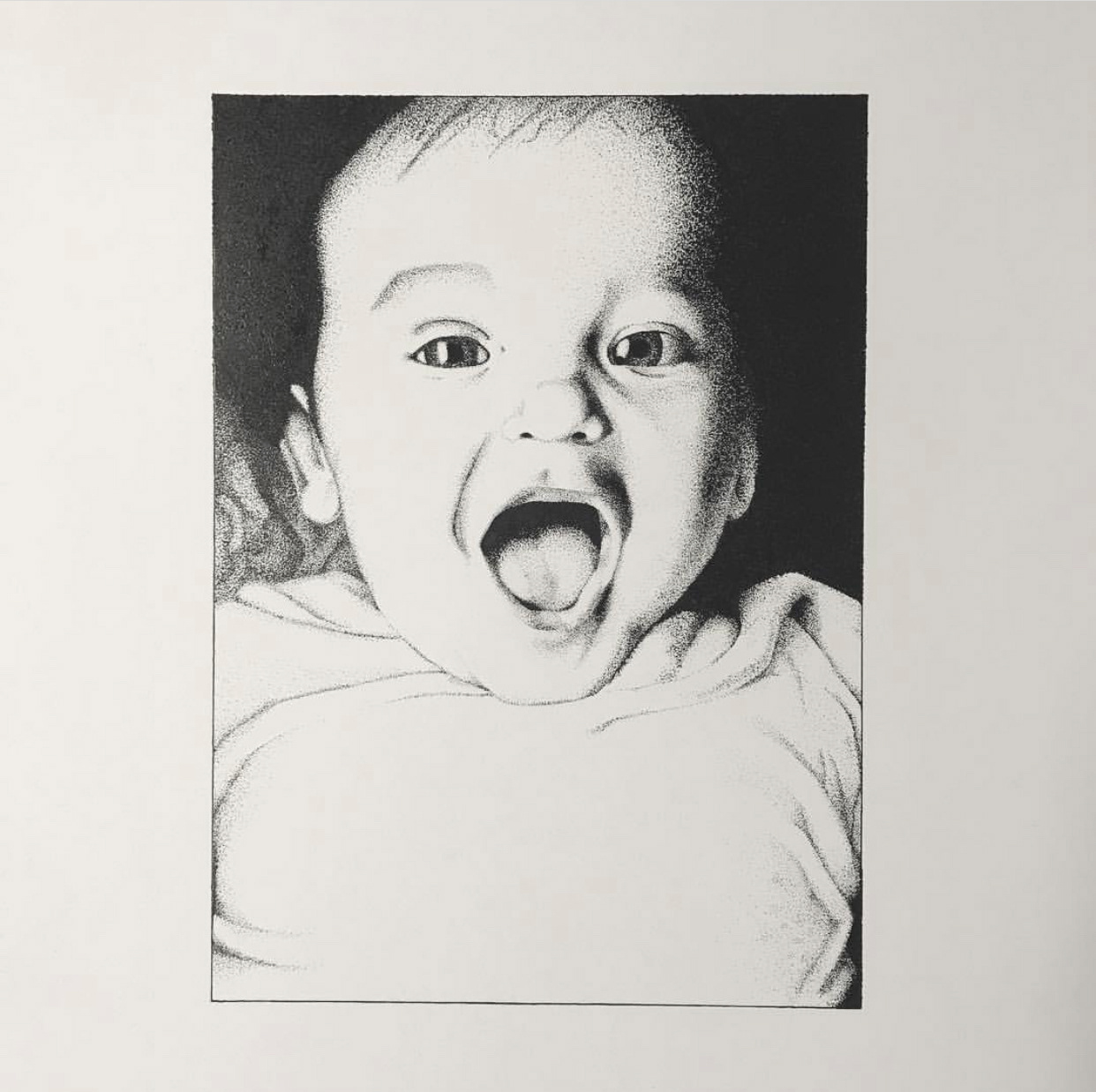 Stippling Project. 11"x14"