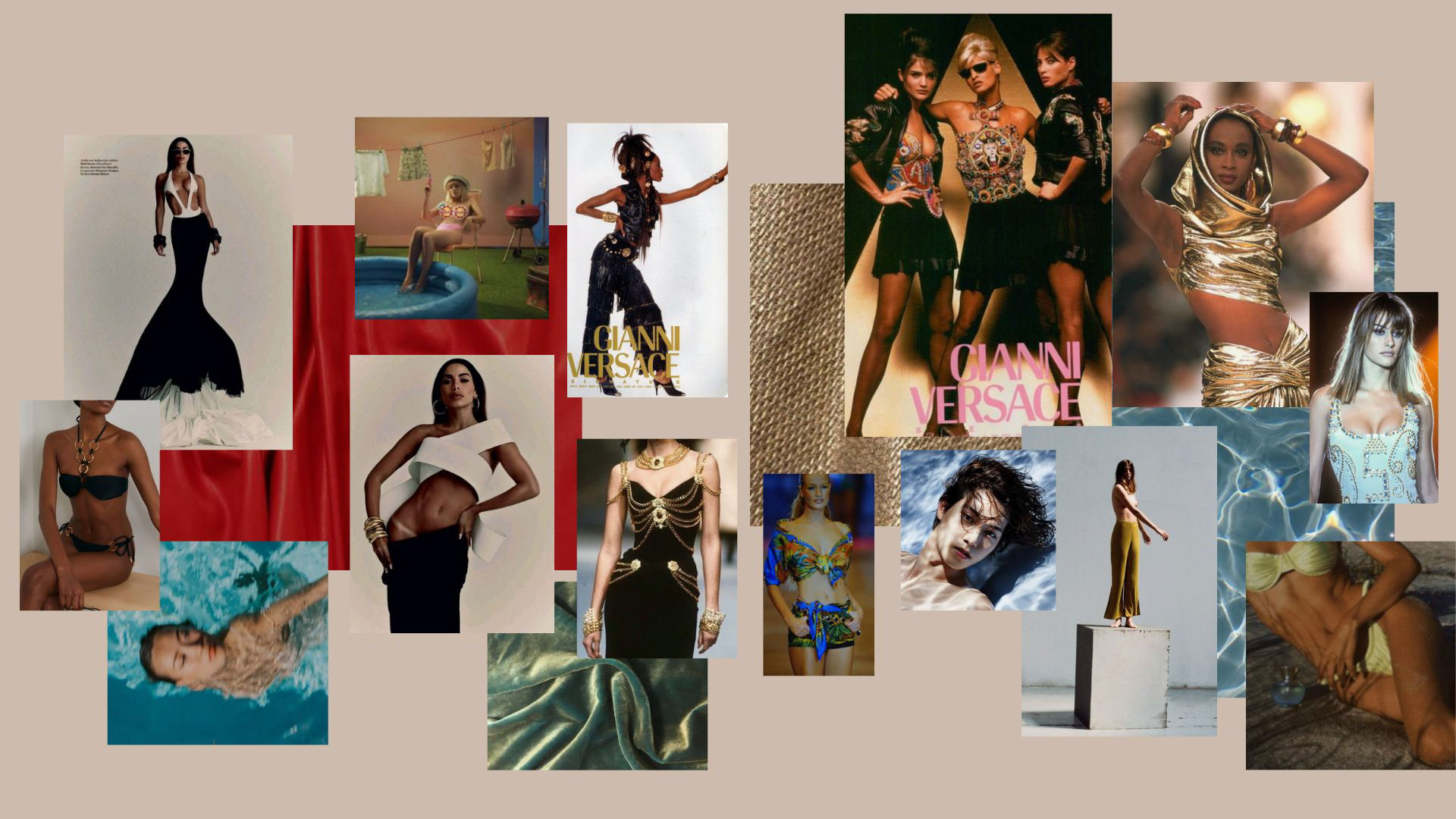 Vintage Versace Inspired Photoshoot