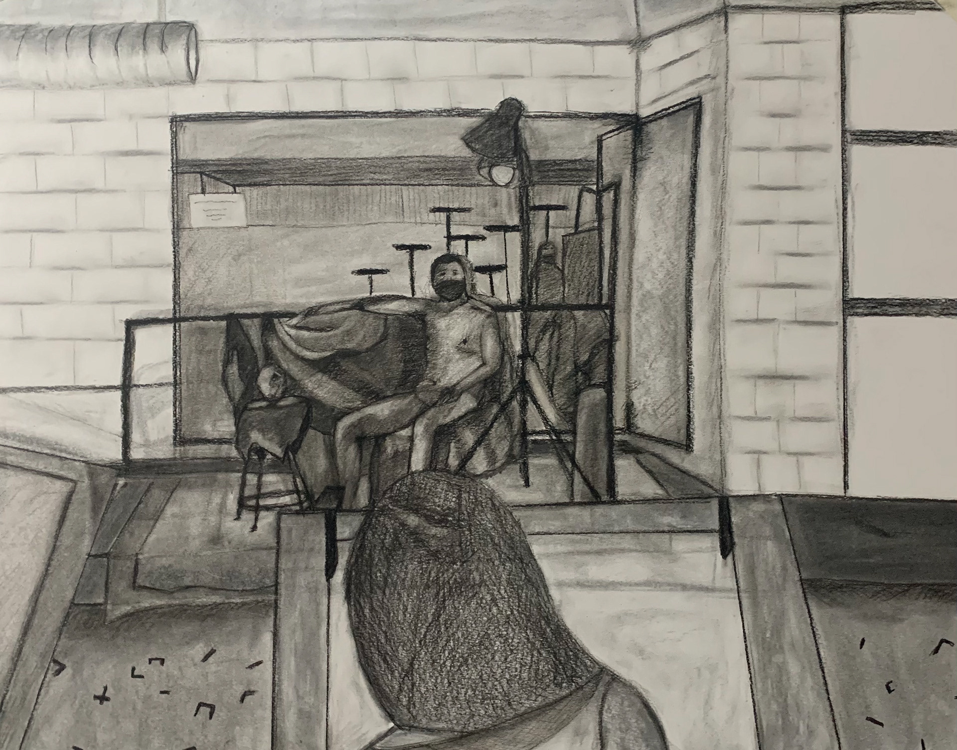 Charcoal on Paper