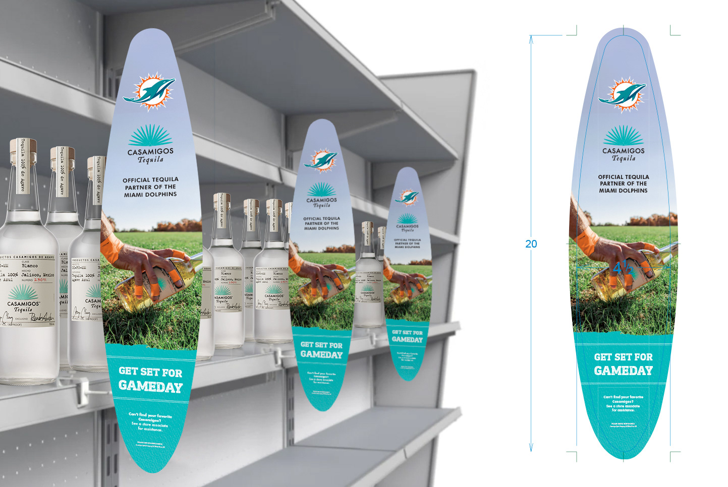 4.5x20 Aisle Fin