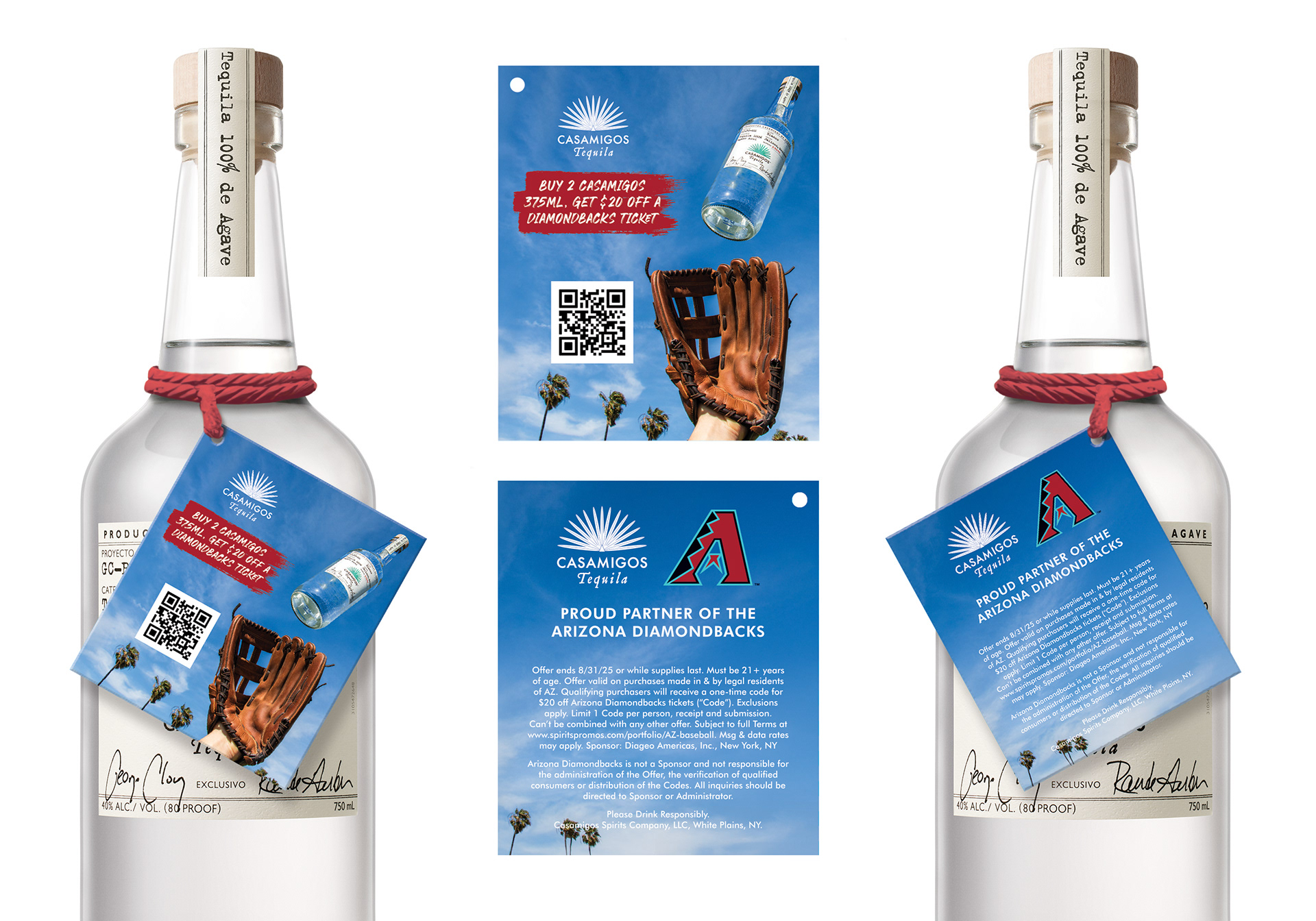 Casamigos x Arizona Diamondbacks Neck Tag
