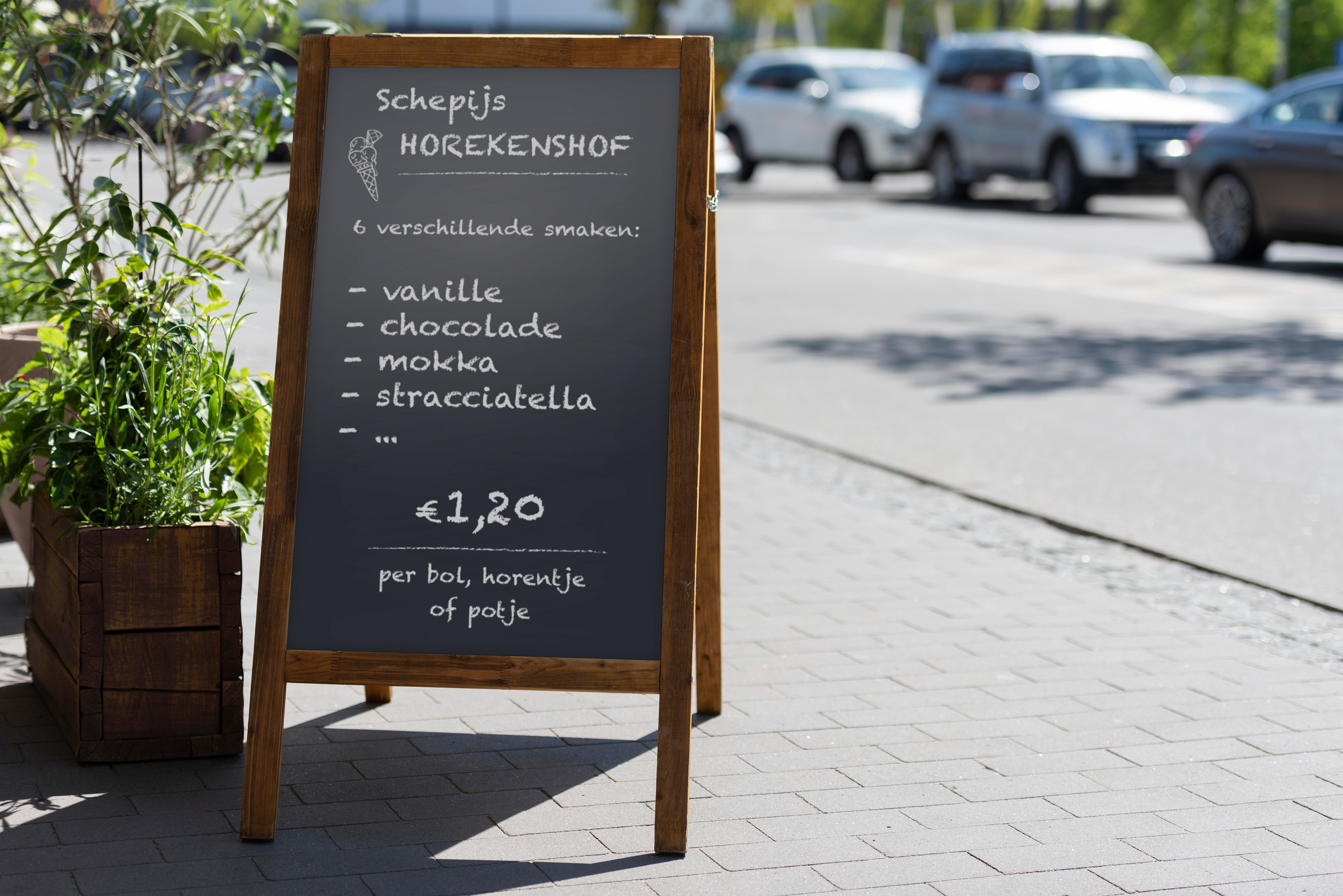 Horekenshof // Stoepbord