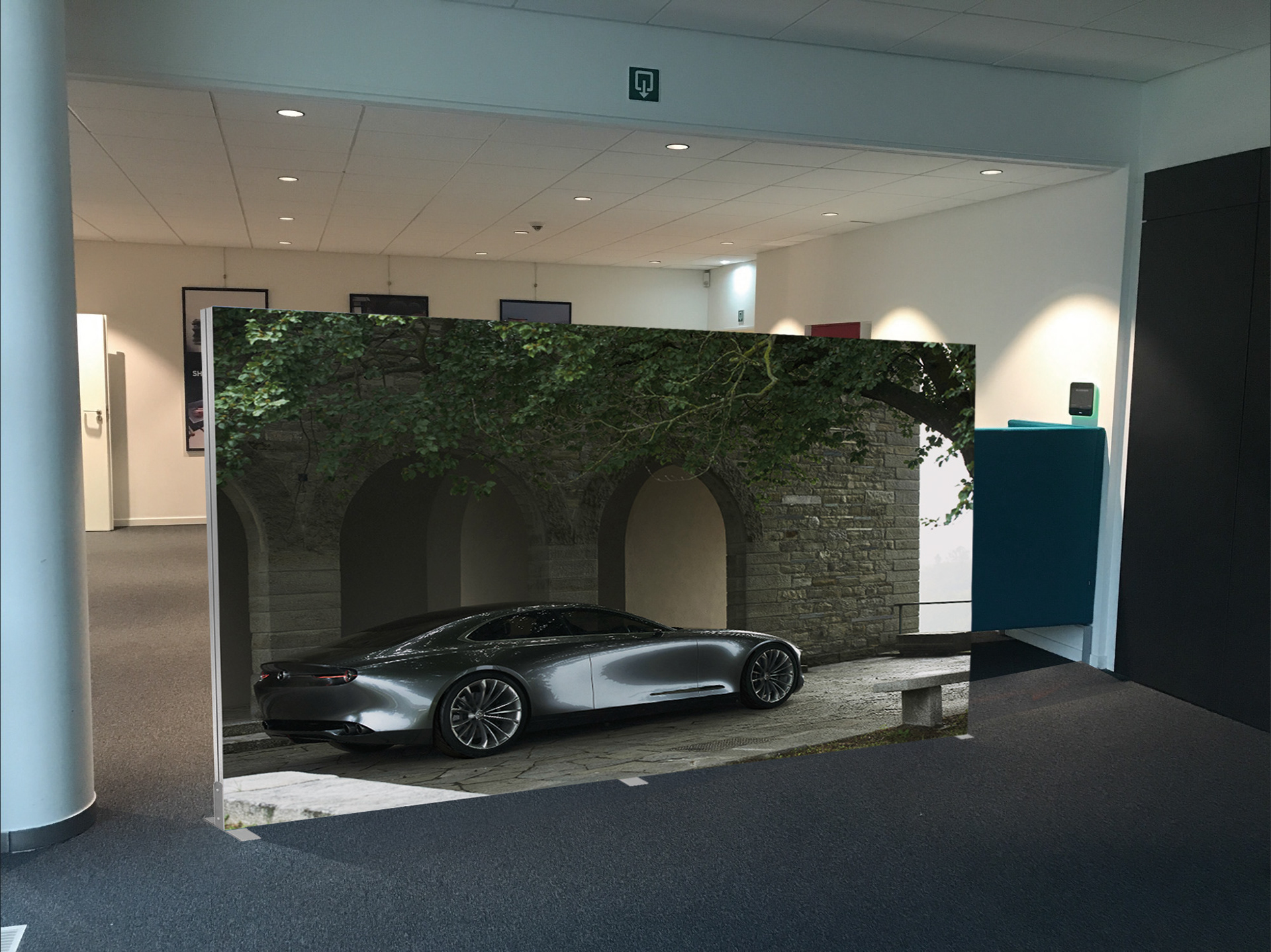 Viaprintix // Indoor reclamepaneel