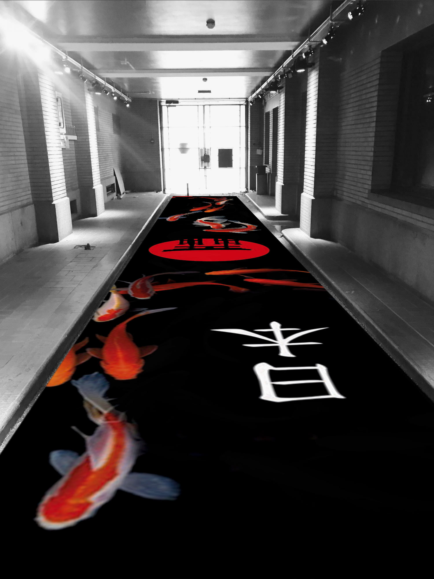 Bpost // Vloerbestickering