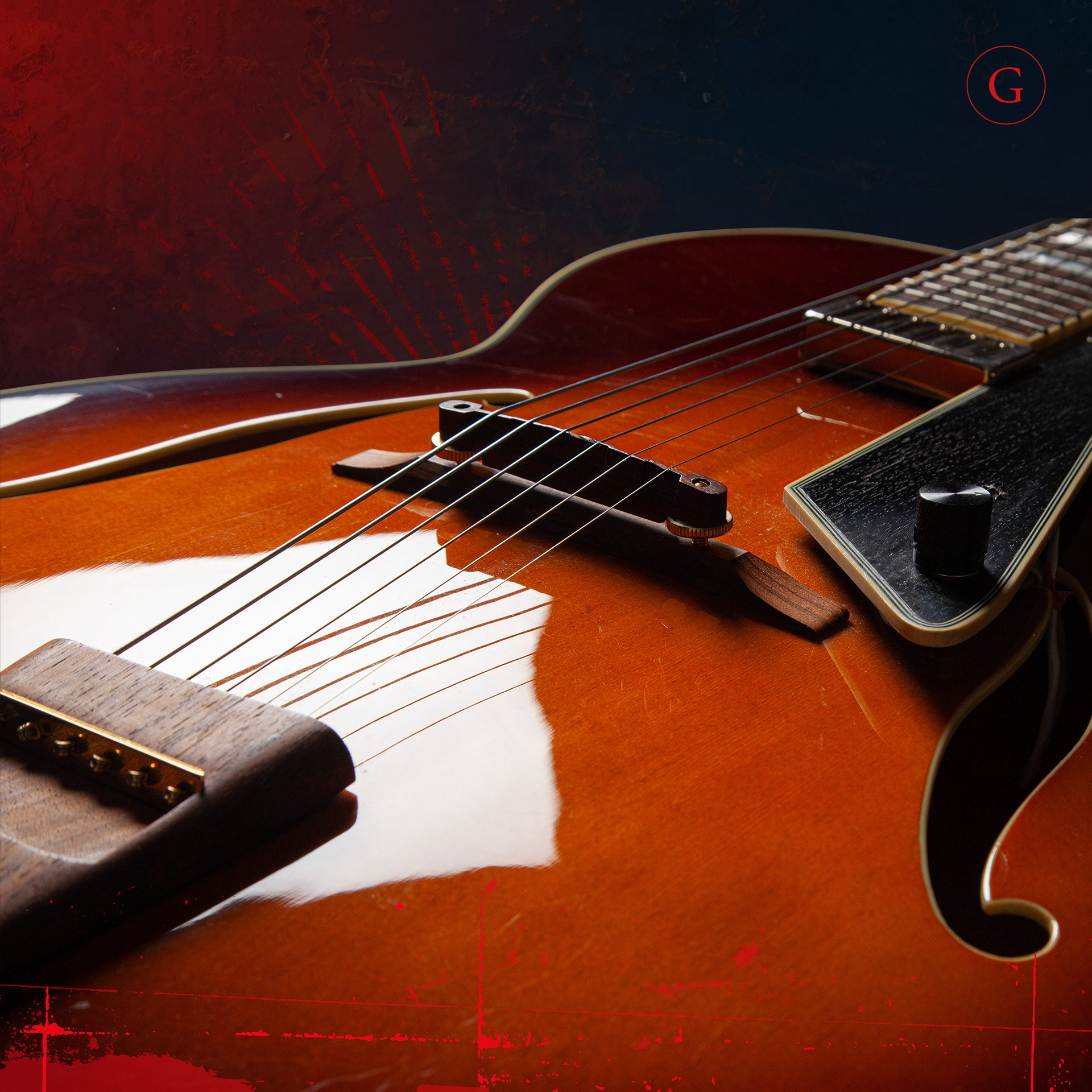 Halbarkustik E-Gitarre (Einzelstück) – S. Martin
