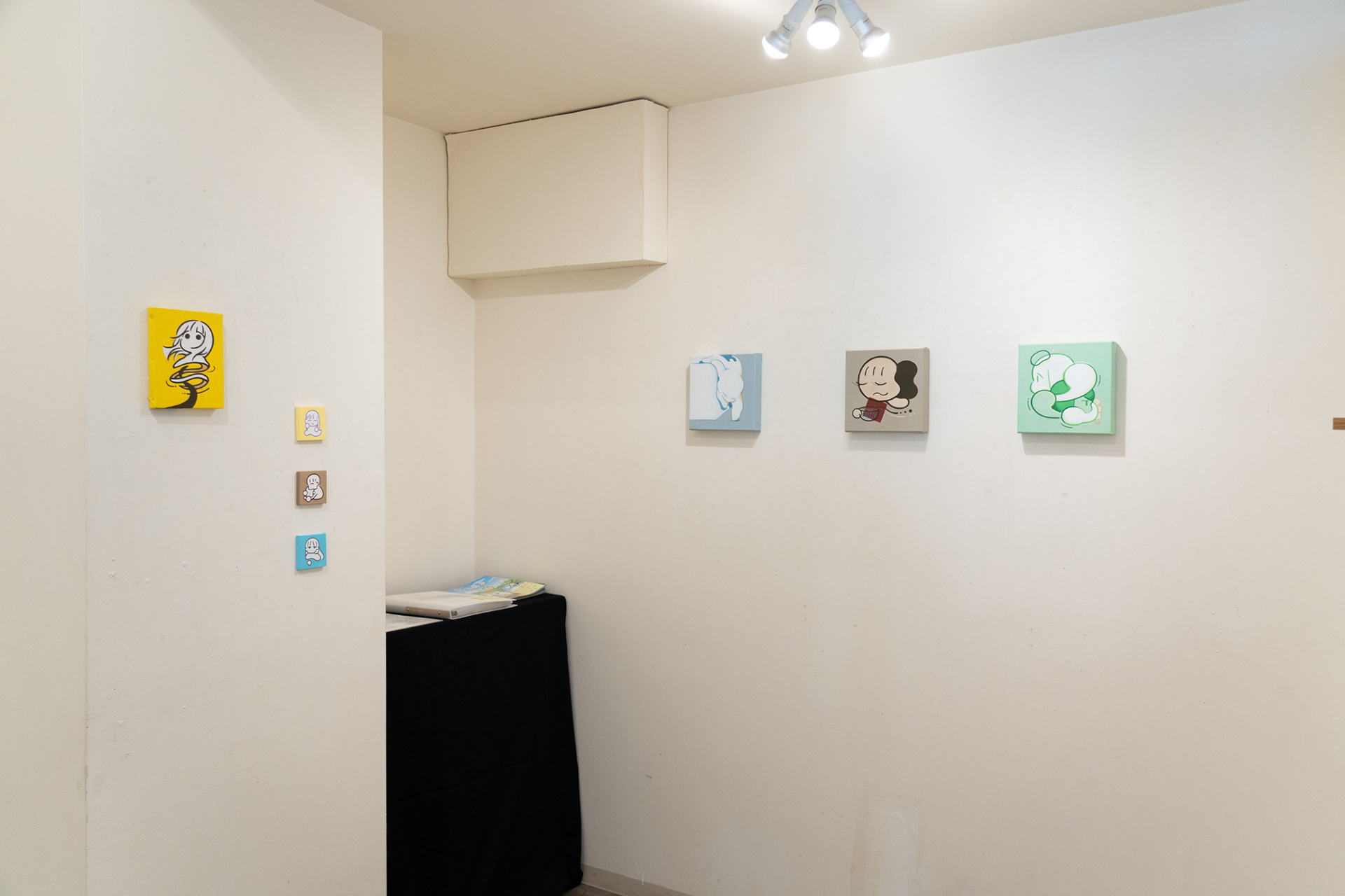 展示スペースの展示