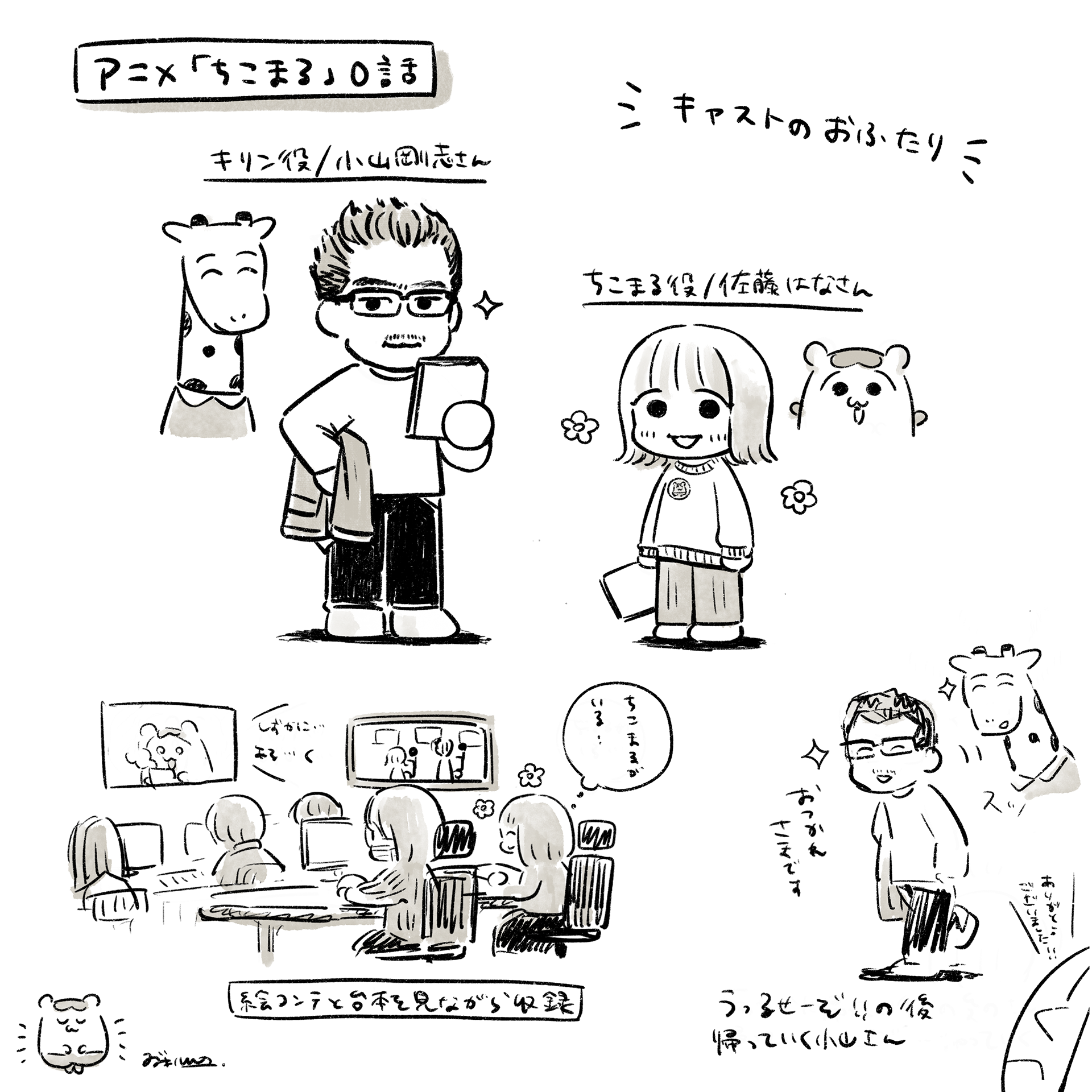 アニメちこまる制作の様子2