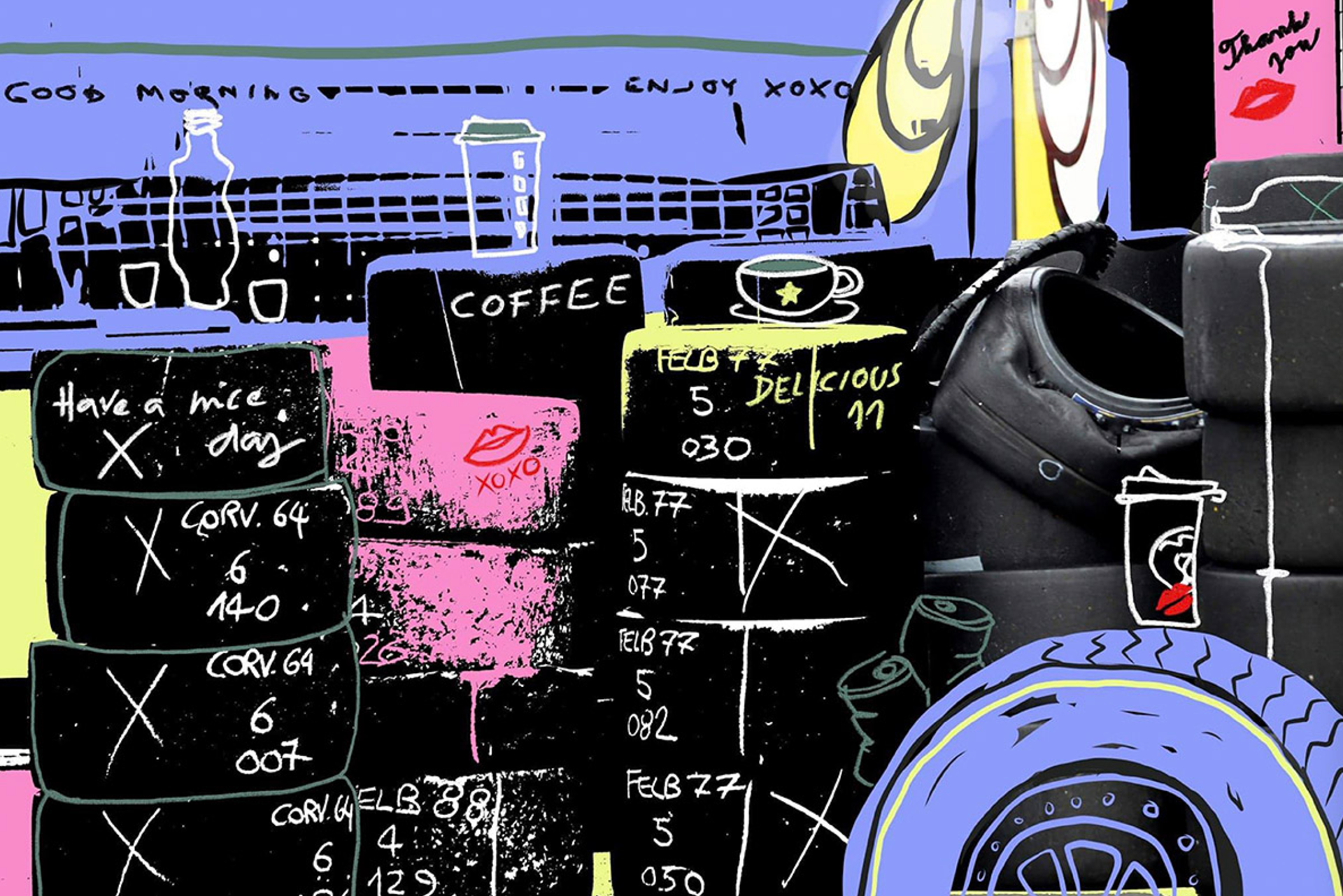 Urban Velocity Tokyo 2023 – Car motion captured by KARAT Tokyo using long exposure