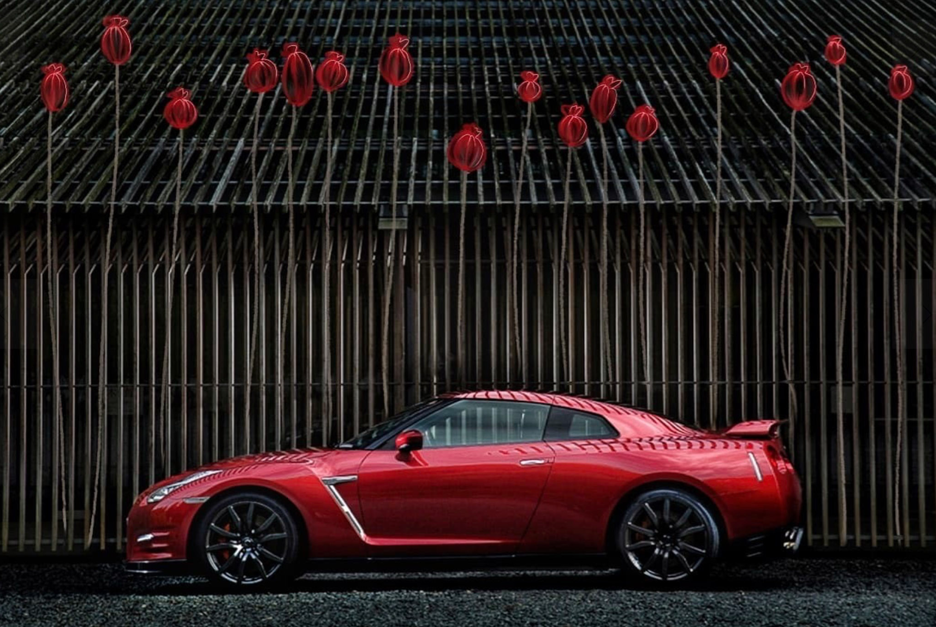 Urban Velocity Tokyo 2023 – Car motion captured by KARAT Tokyo using long exposure