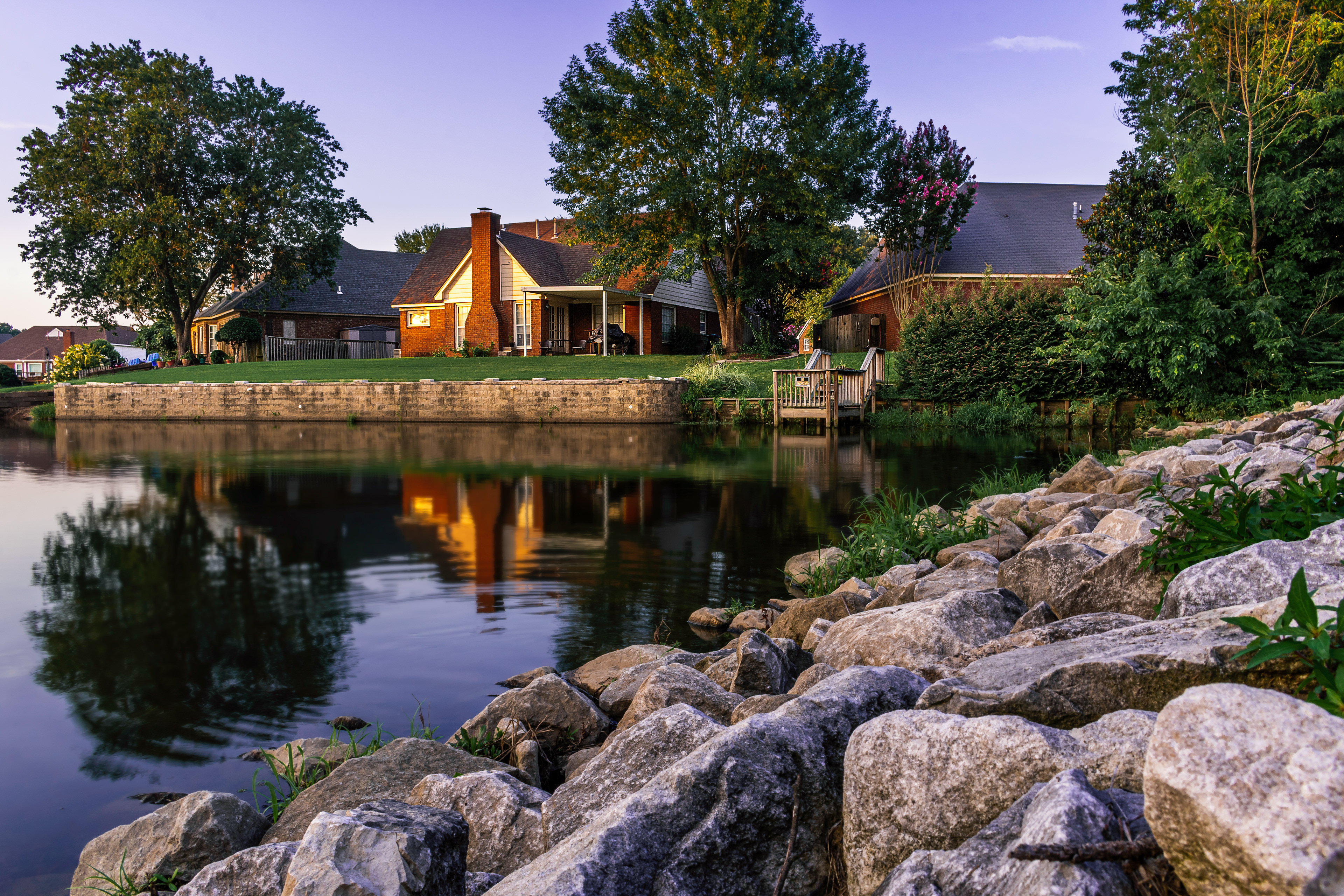 Lake House in Tennessee, August 2019 