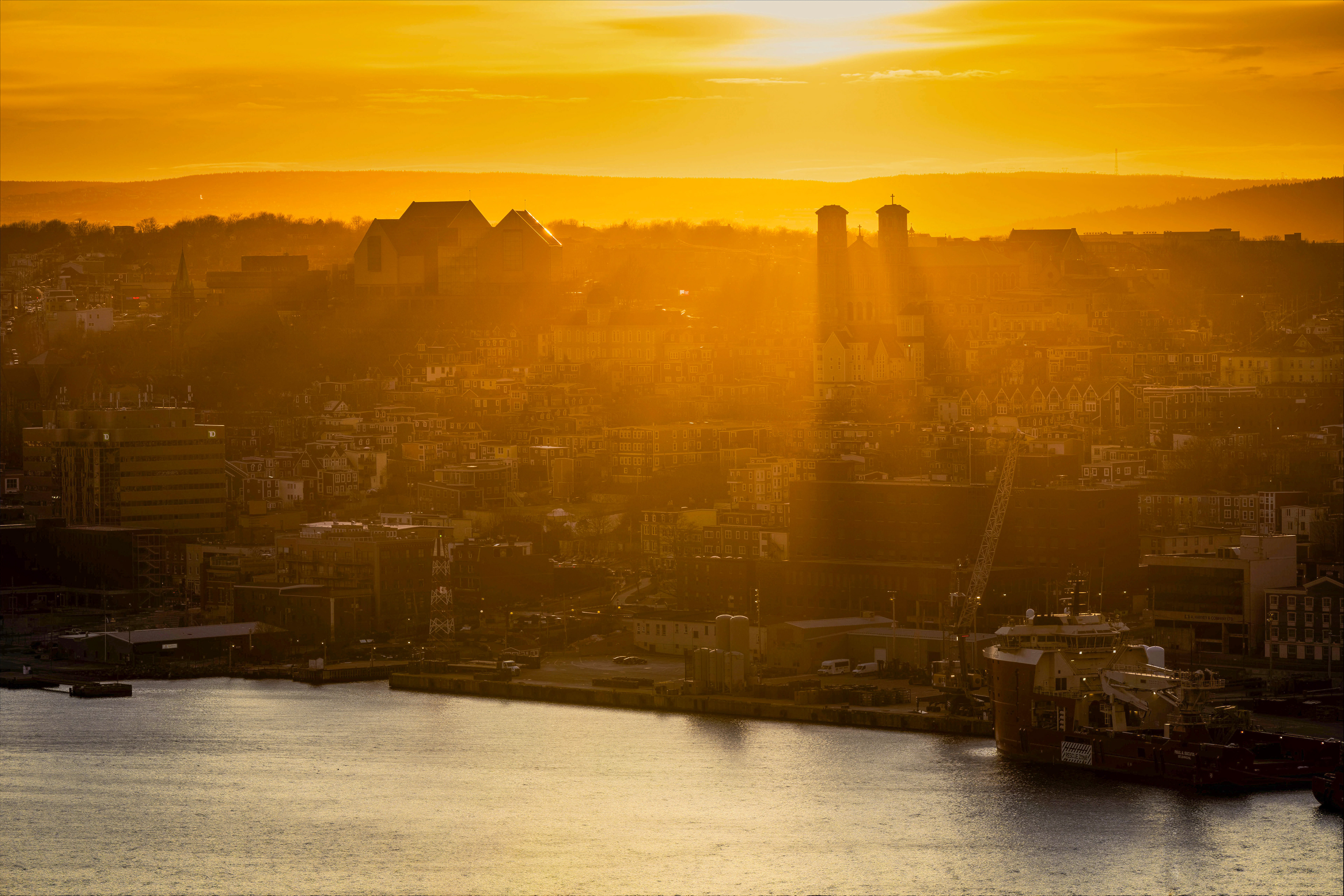 Sunsetting Over St. John's
