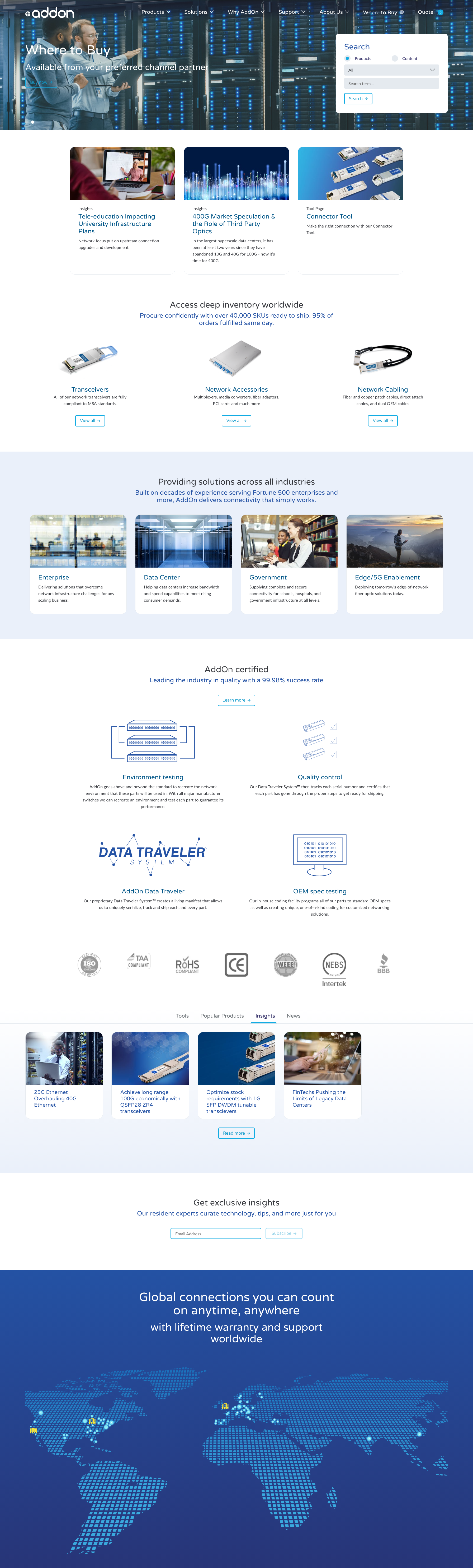 Home page