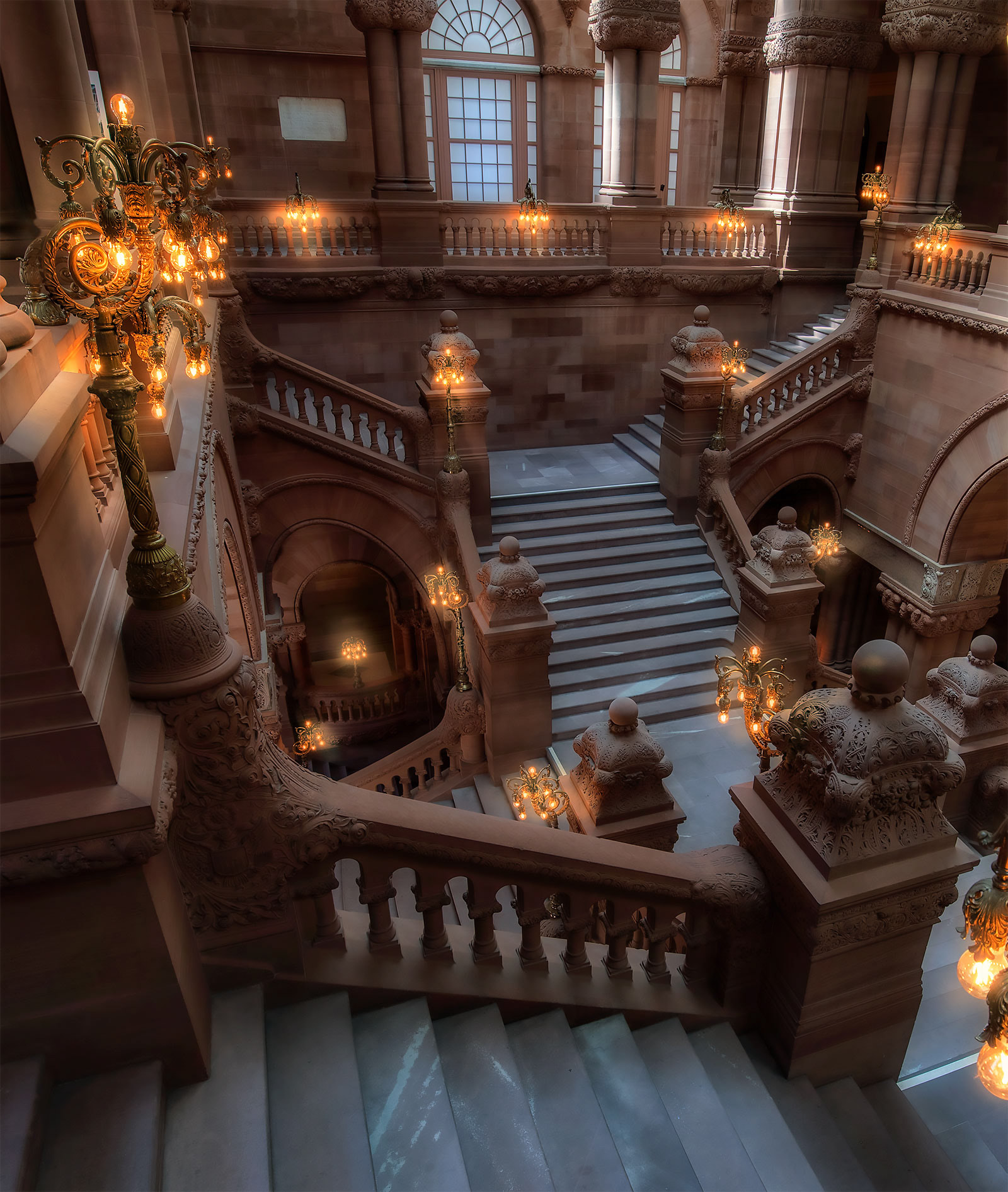 Million Dollar Staircase at The NYS Capital Building I