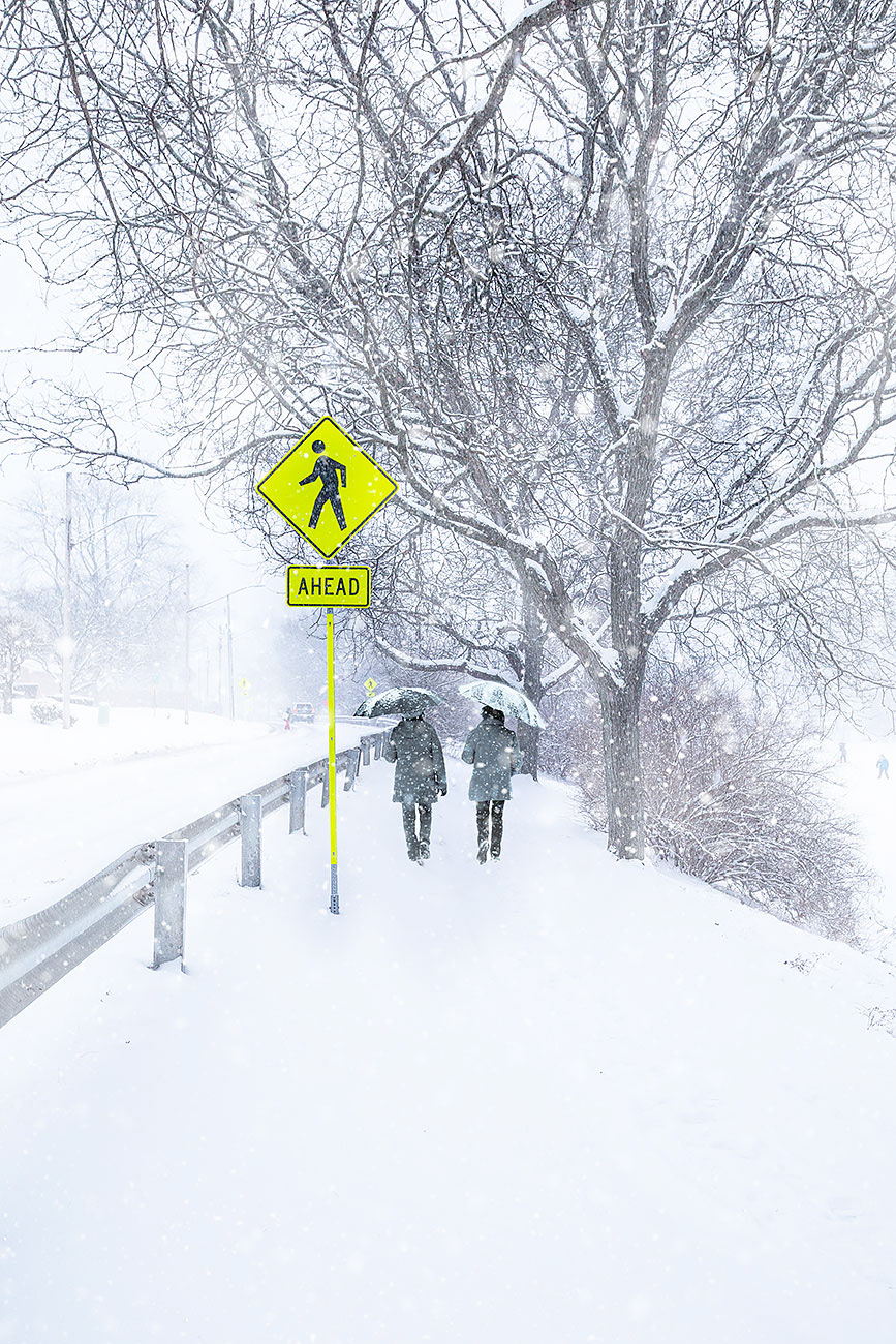 Winter Crossing Ahead