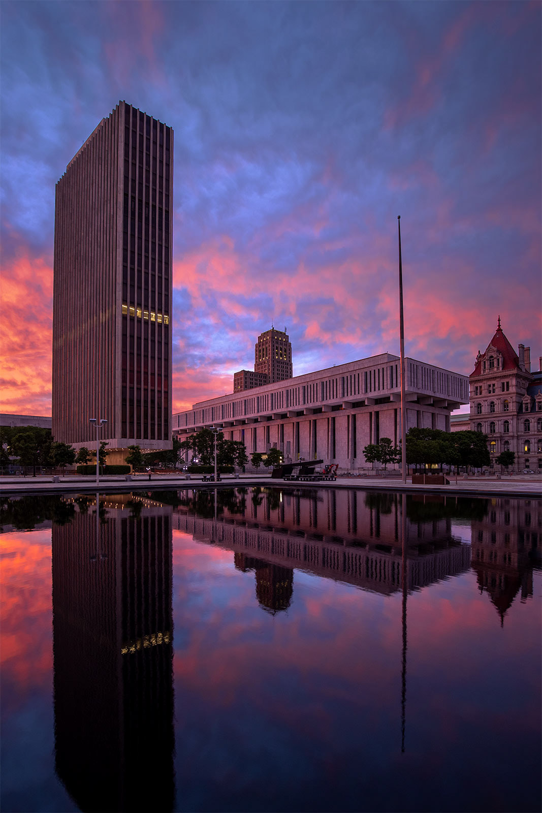 Sunset At The Empire Plaza