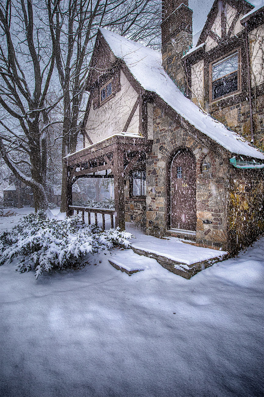 Winter Storybook Tudor