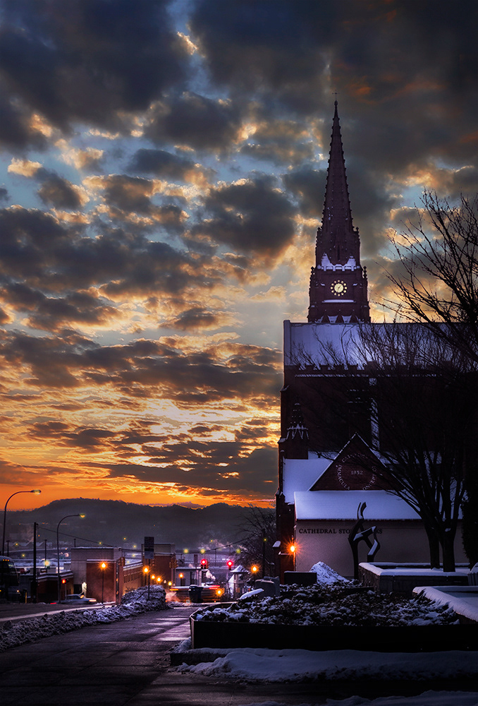 Winter Cathedral Sunrise