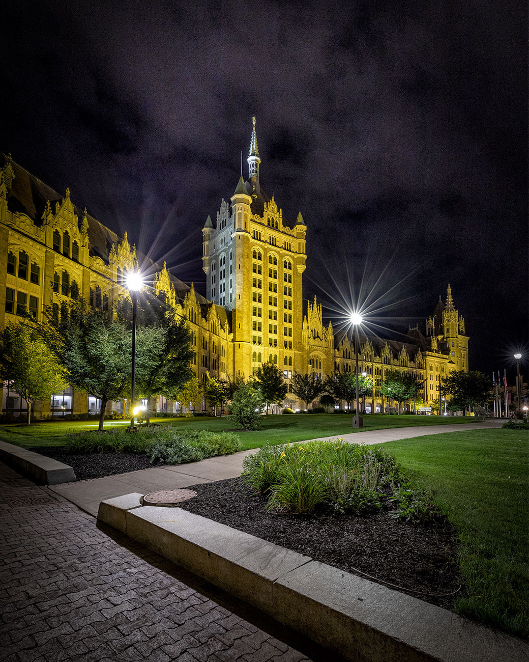 Golden SUNY Administration Building