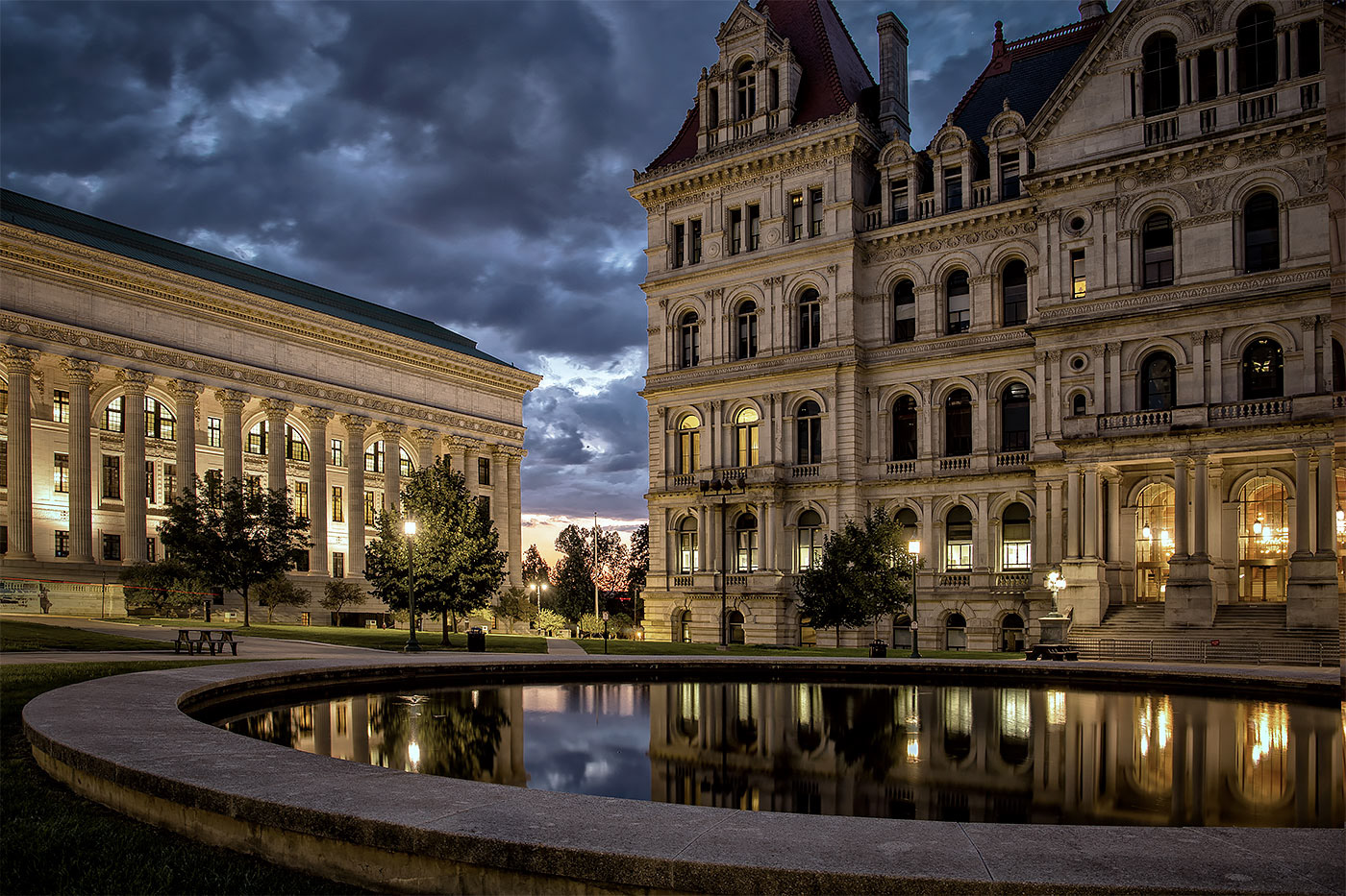 NYS Capital Reflecting Pool