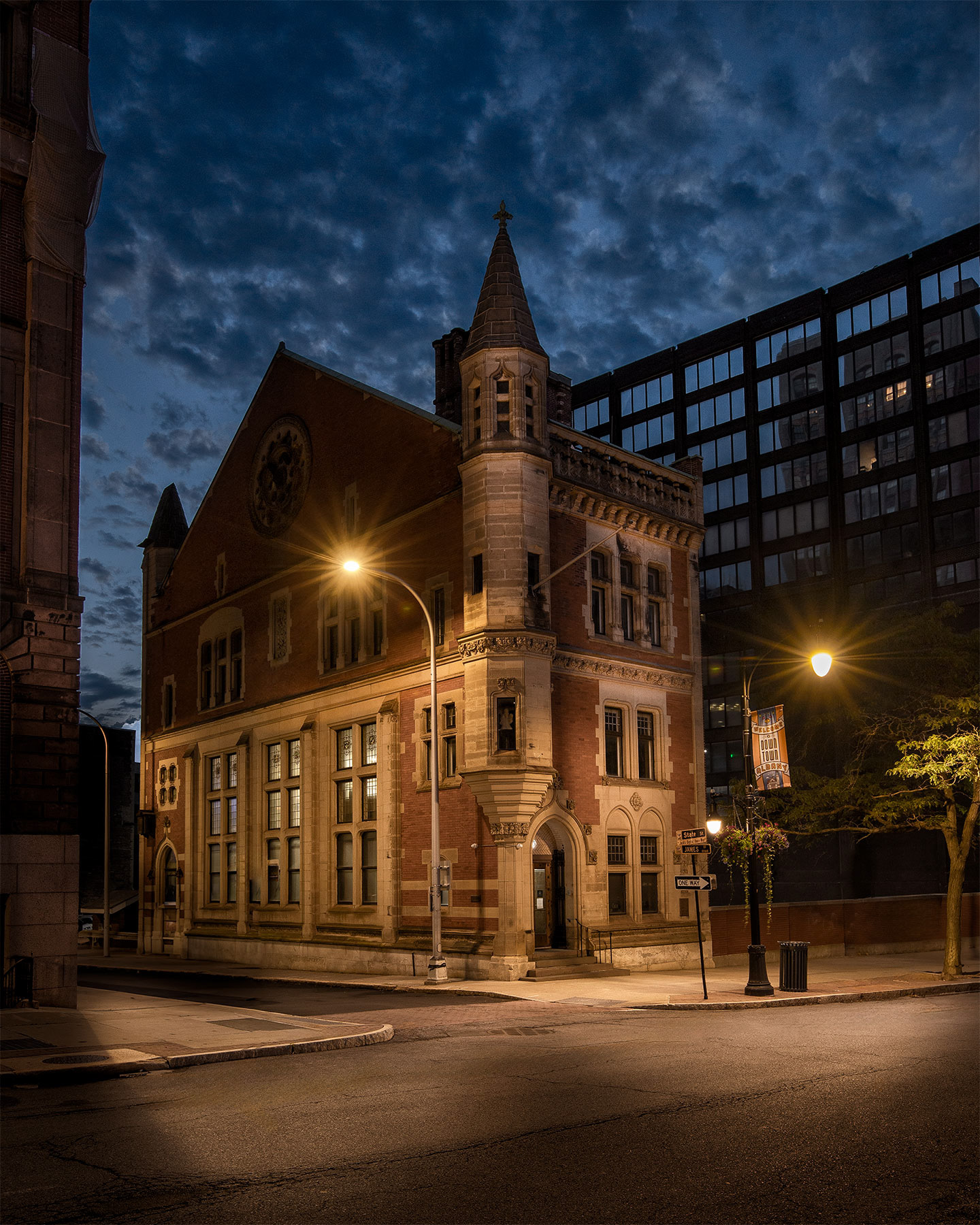 Historical Marker State & James Streets Albany NY