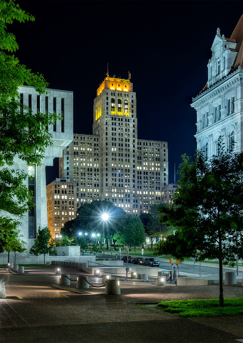 Plaza View of the Smith Bldg