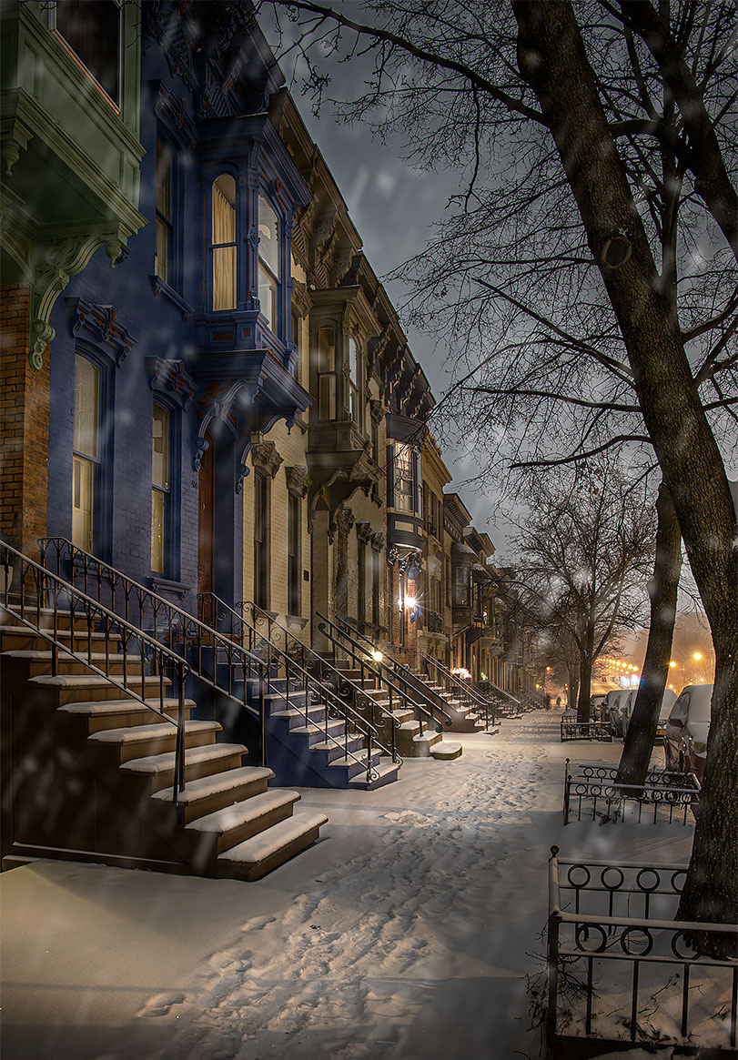 Winter Townhouses