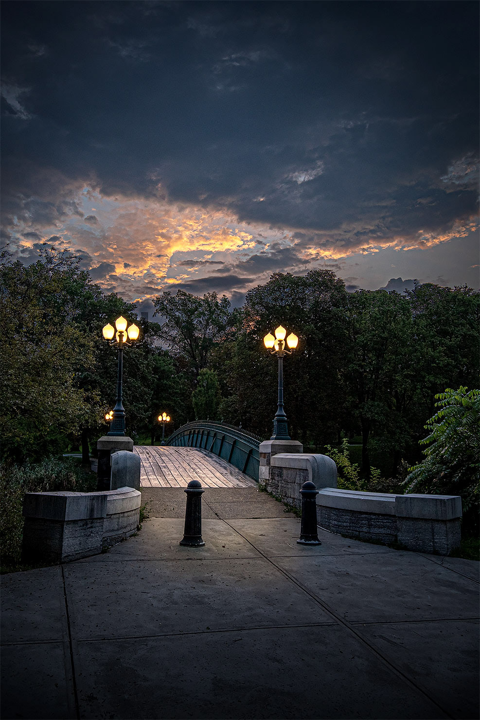 A Peaceful Morning at Washington Park, Albany, NY