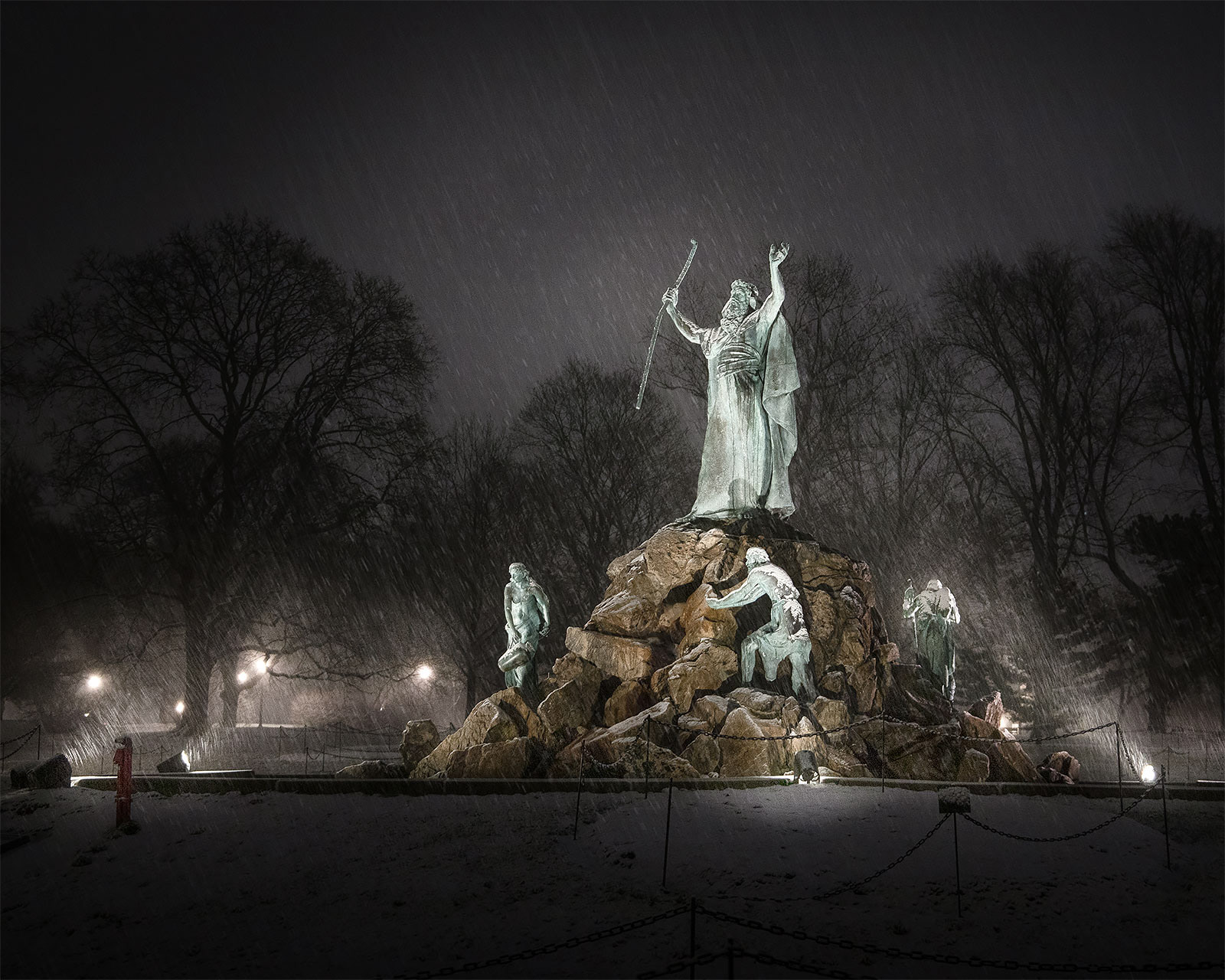 A Wintry Mix At Washington Park