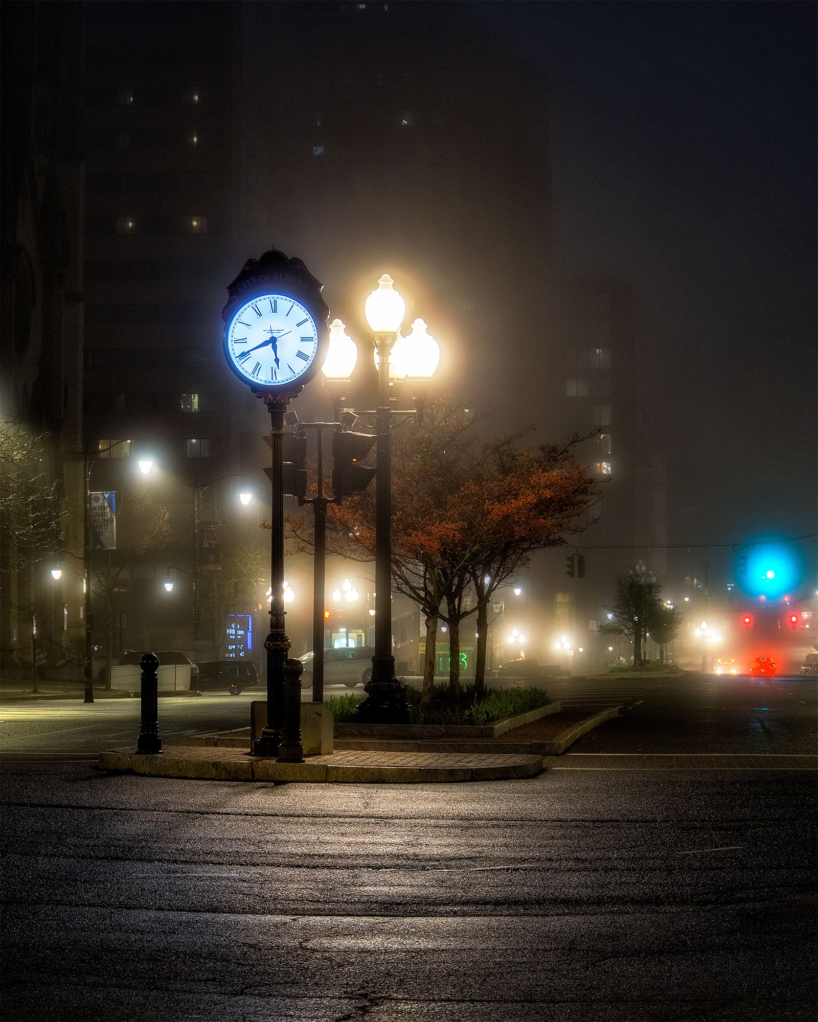 A Foggy Morning III Downtown Albany